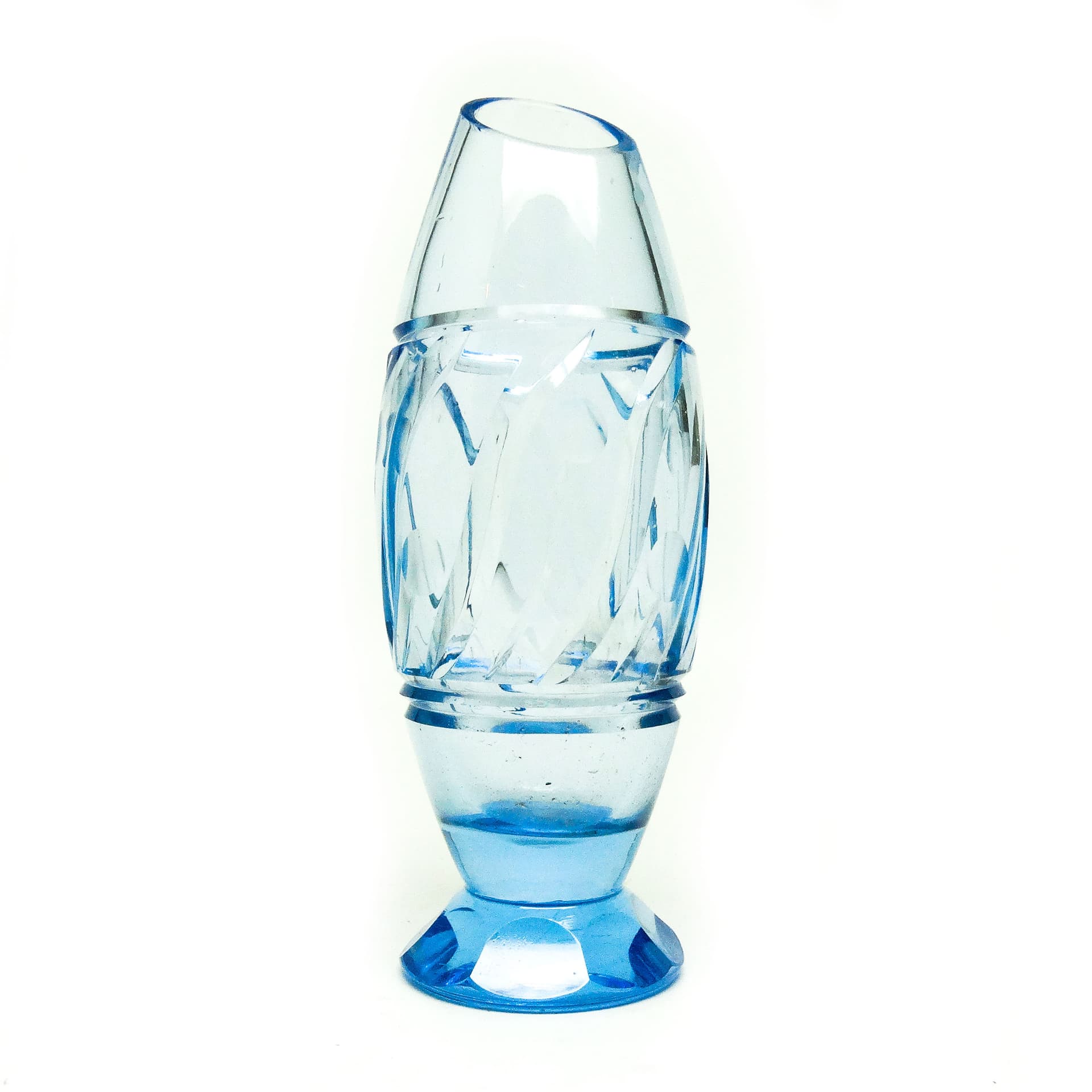 Wazon mid-century modern, kryształ, Czechosłowacja, lata 50. - 113566