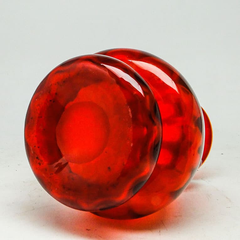 Wazon Mid-century modern, szkło czerwone, proj. J. Słuczan-Orkusz, Polska, lata 70. - 113908