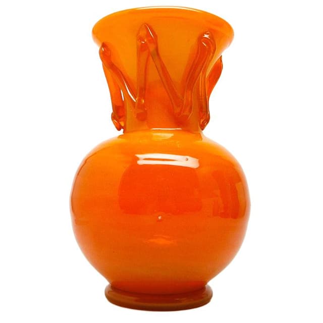 Wazon, mid-century modern, szkło, proj. J. Słuczan-Orkusz, Polska, lata 70. - WYMIARY