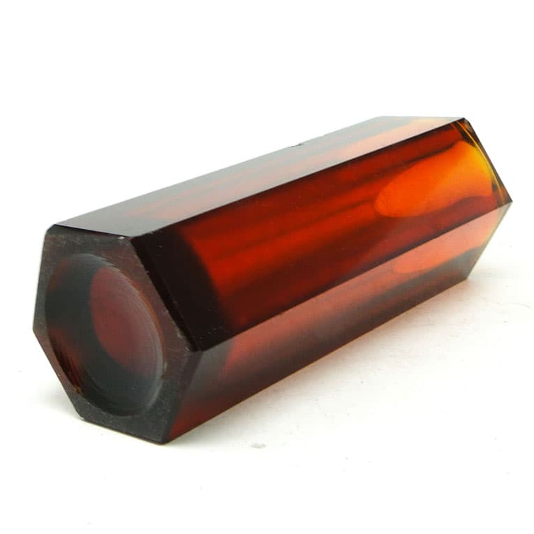 Wazon Art Deco, szkło prasowane, Huta Zawiercie, Polska, lata 30. - 113946