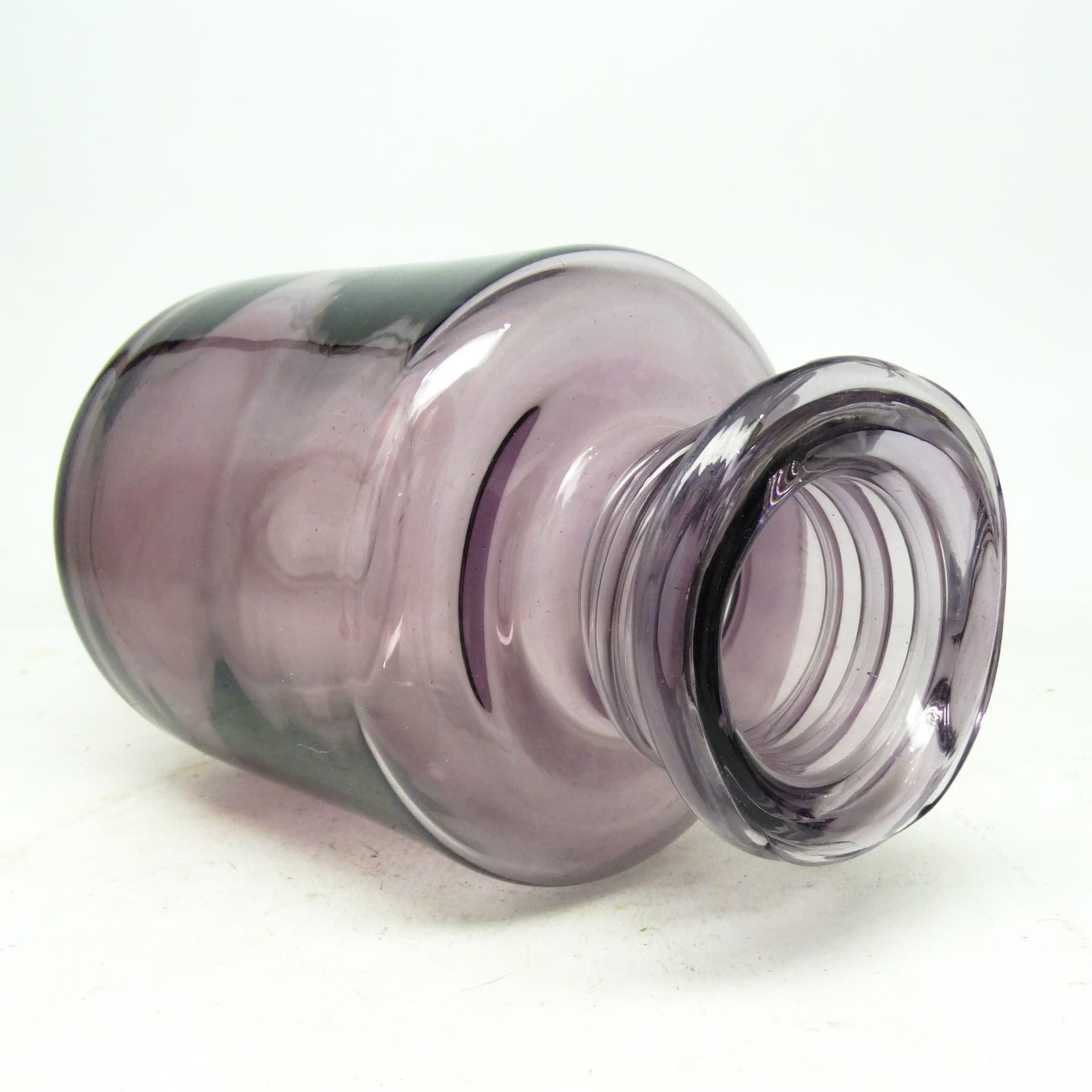 Wazon Postmodernizm, szkło, proj. S. Sadowski, Polska, lata 70. - 114003