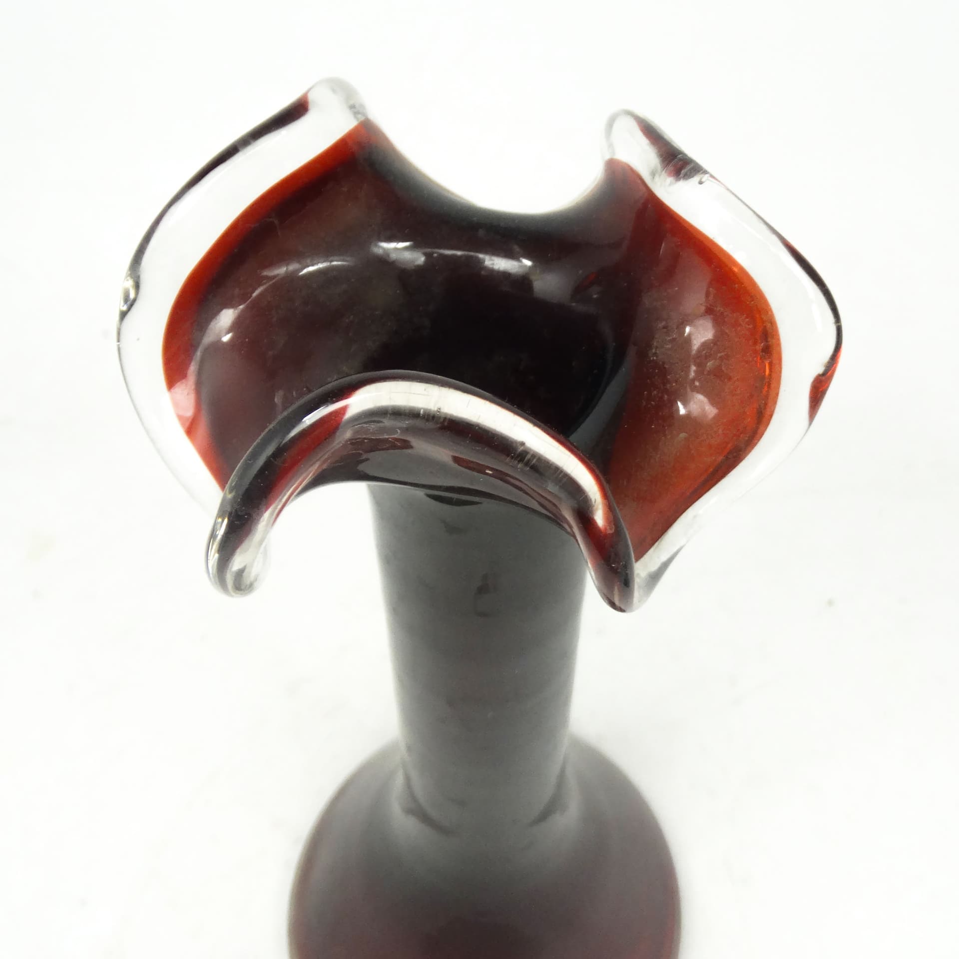 Wazon mid-century modern, szkło, Polska, lata 70. - 114069