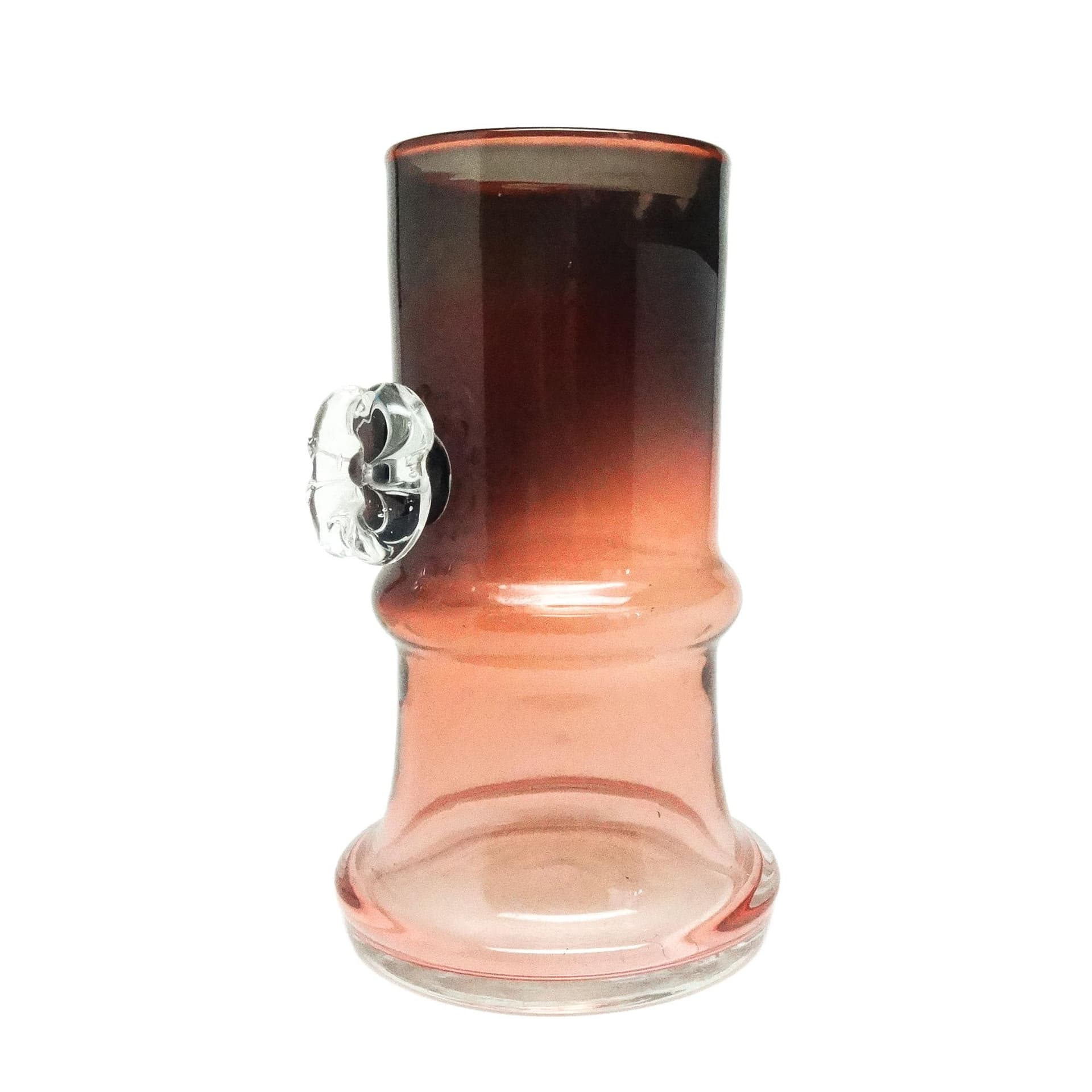 Wazon, polski modernizm, szkło, HSG Tarnowiec, Polska, lata 70.