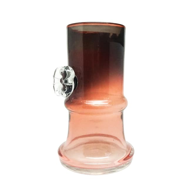 Wazon, polski modernizm, szkło, HSG Tarnowiec, Polska, lata 70. - WYMIARY