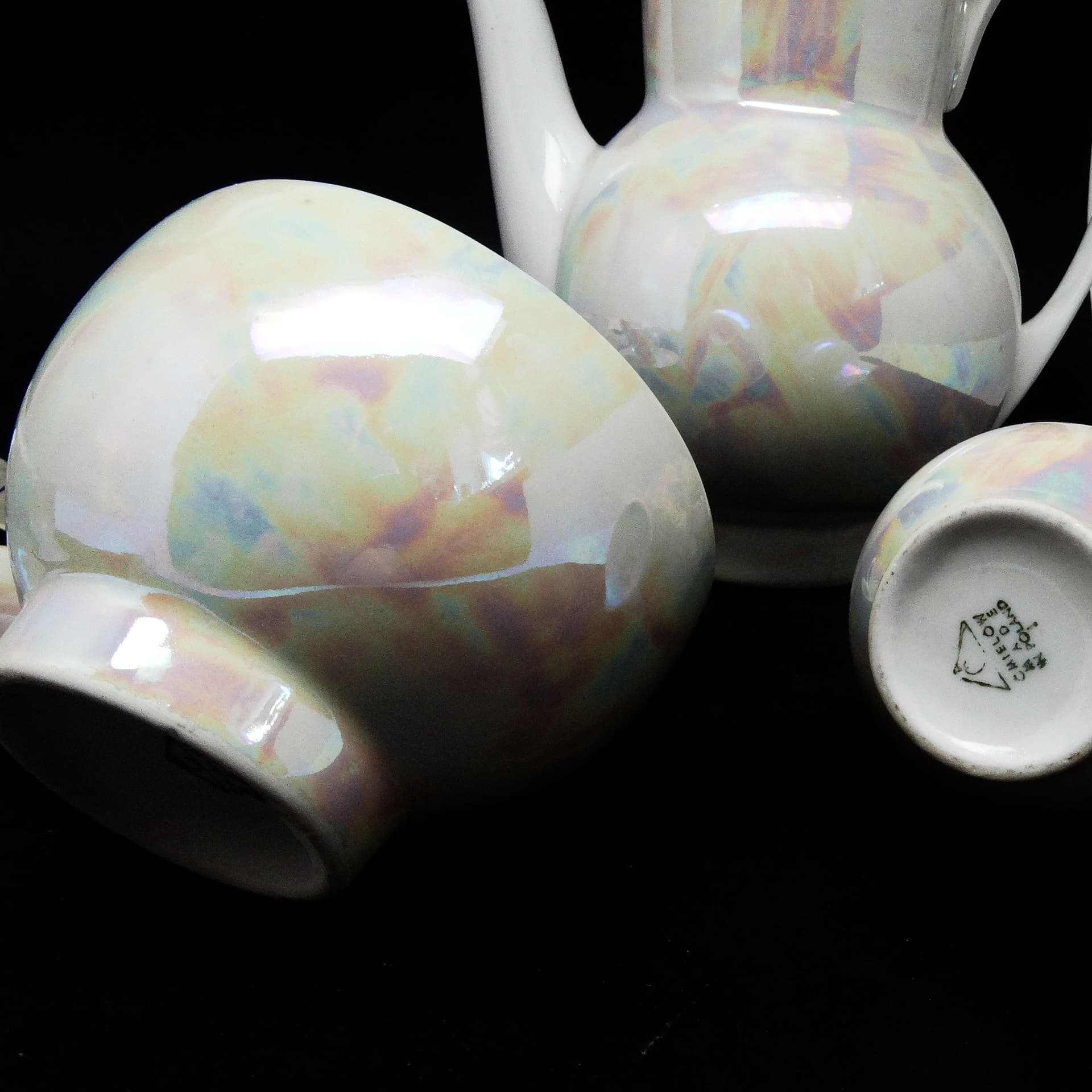 Serwis kawowy Ania, polski modernizm, porcelana, Ćmielów, Polska, lata 60. - 114529