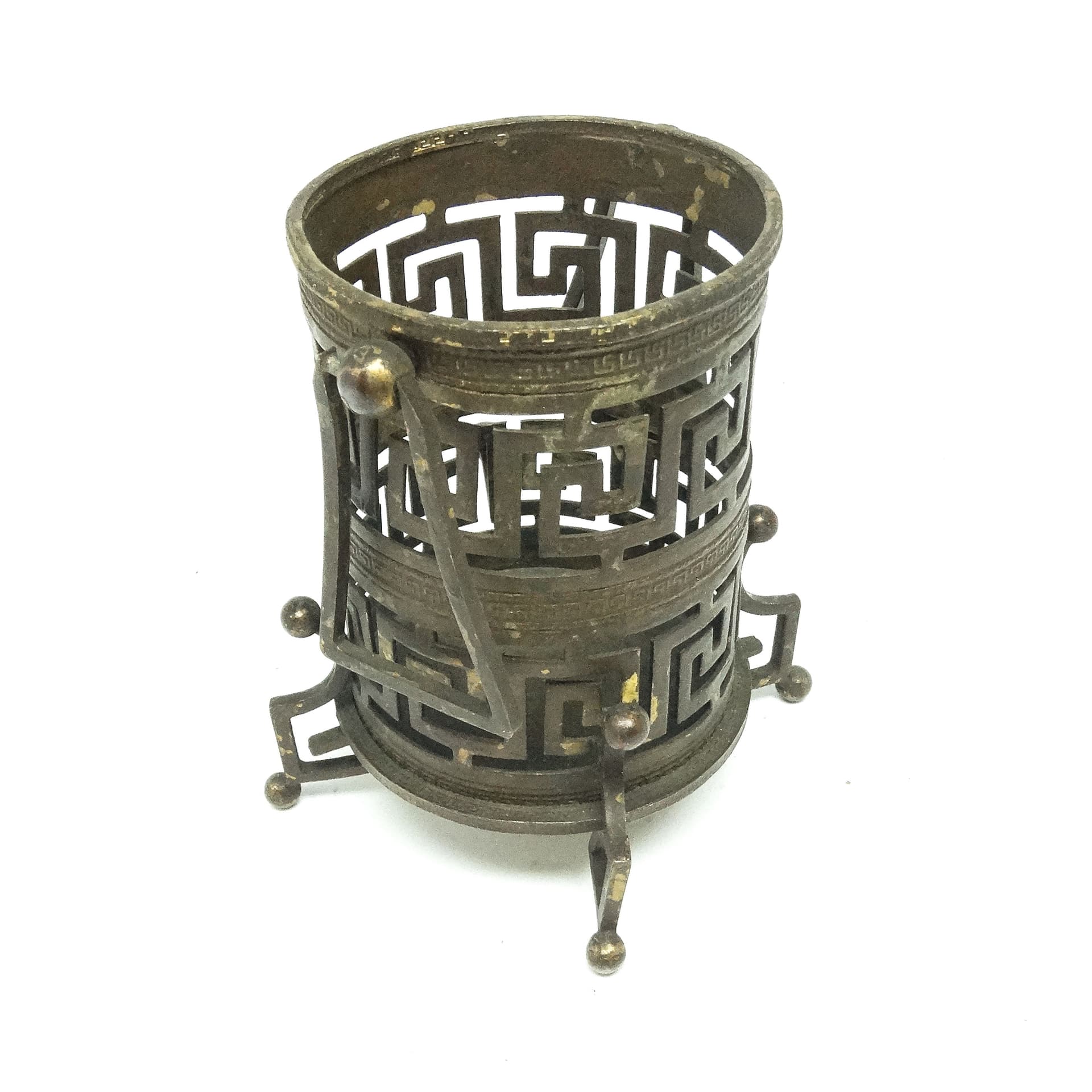 Wazon Empire, metal, Francja, XIX w. - 114554