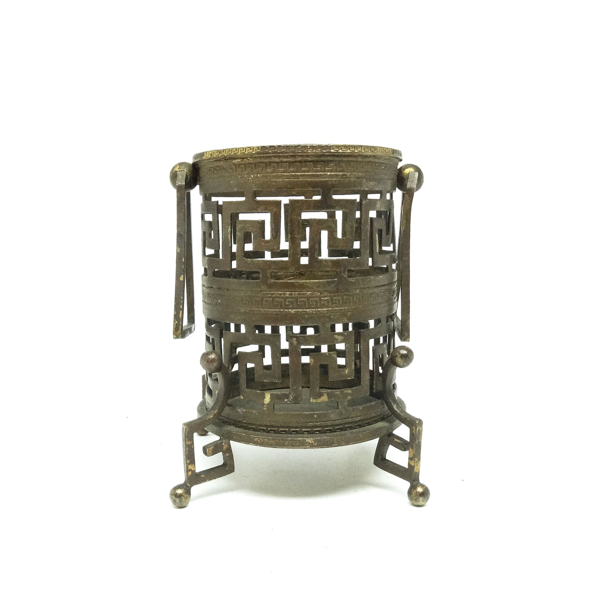 Wazon Empire, metal, Francja, XIX w. - 114558