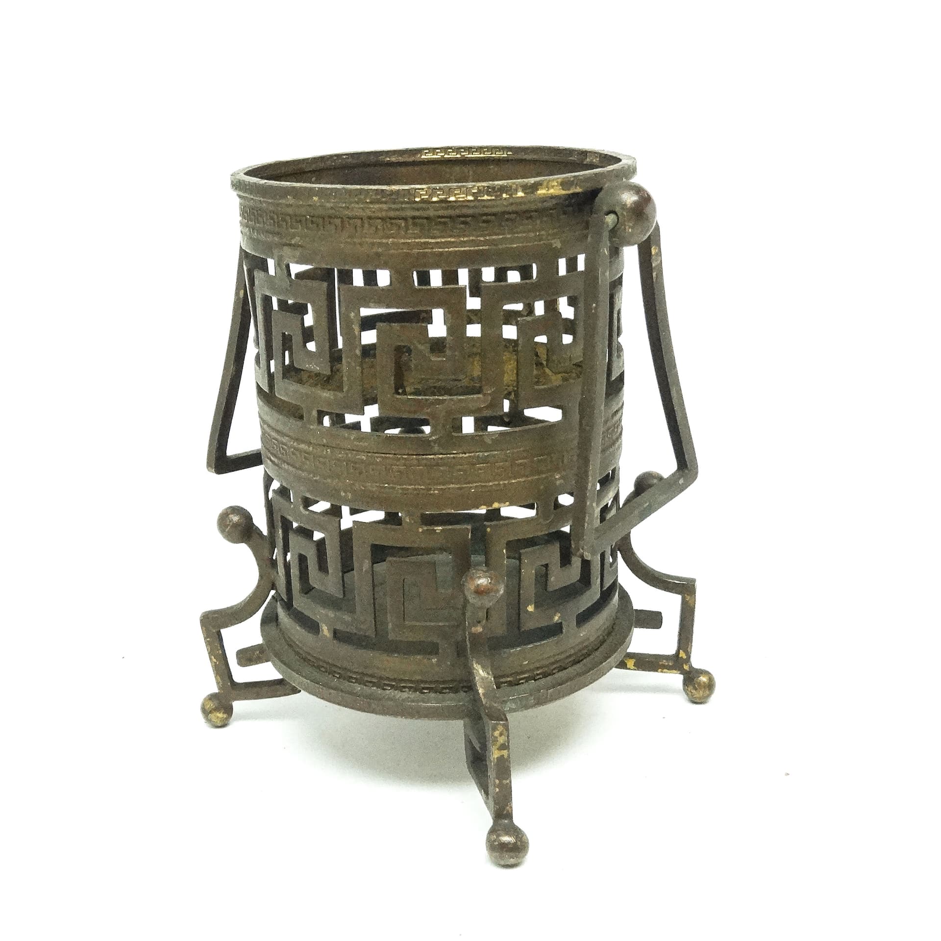 Wazon Empire, metal, Francja, XIX w. - 114557