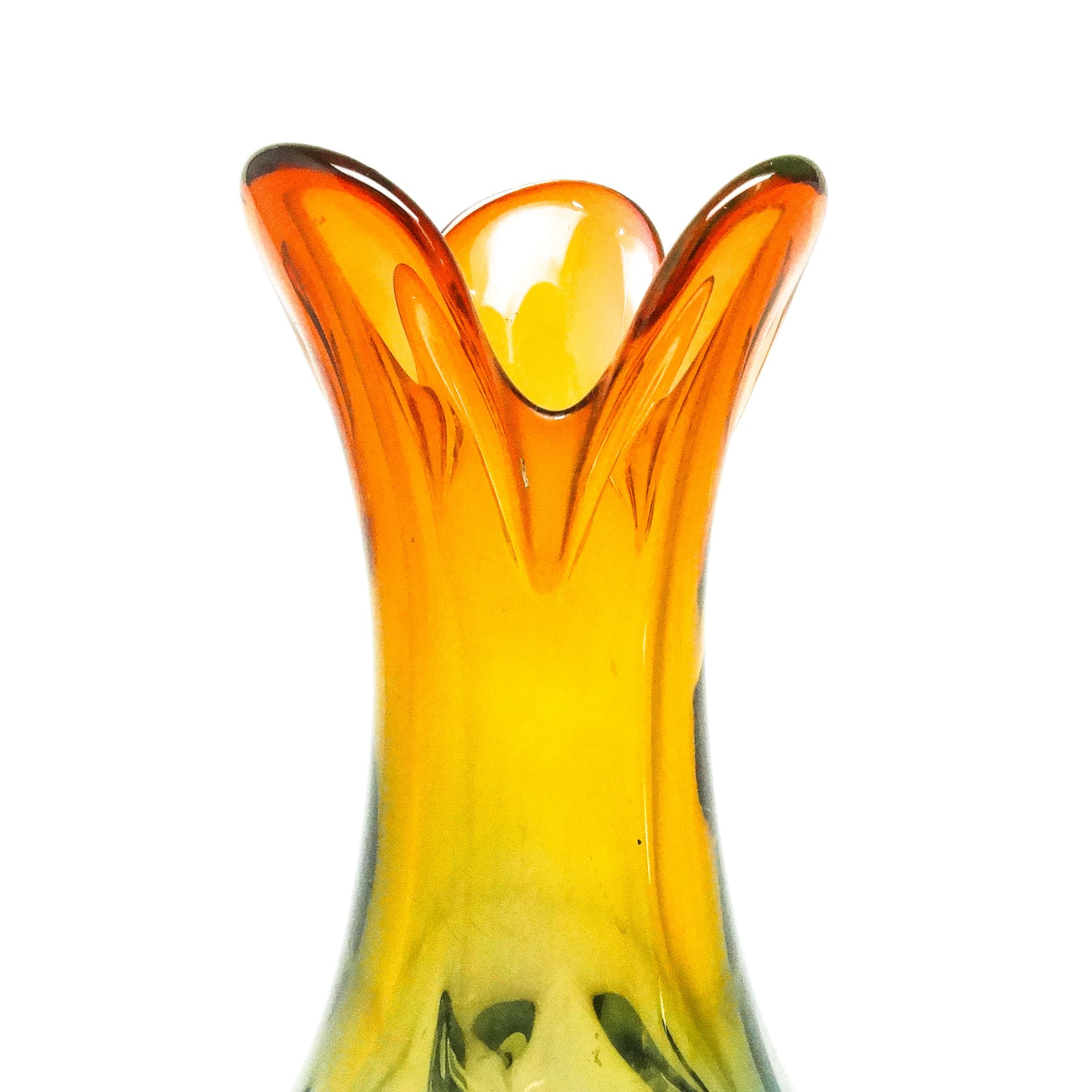 Wazon mid-century modern, szkło, proj. J. Hospodka, Czechosłowacja, lata 60. - 114578