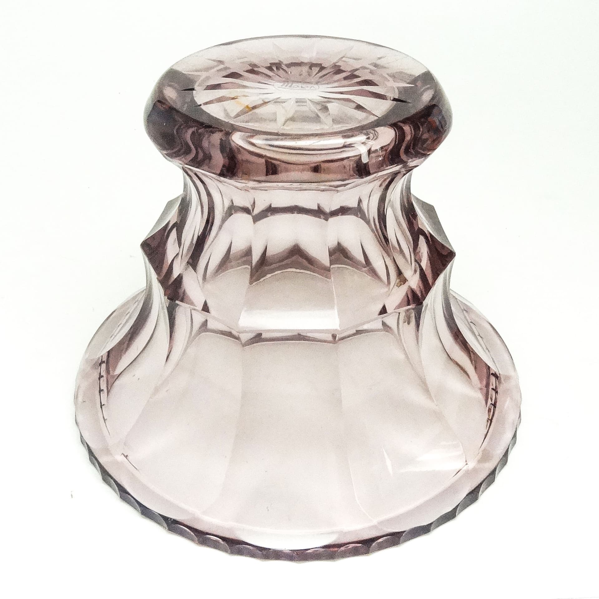 Wazon Art Deco, kryształ, proj. J. Hoffmann, Bohemia, Czechosłowacja, lata 30. - 114595