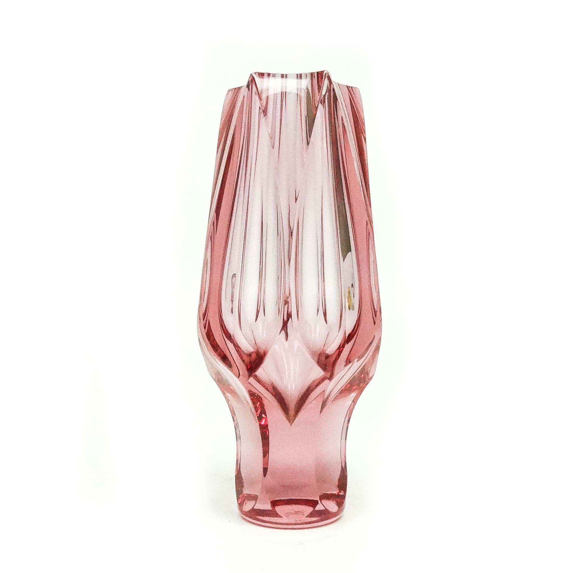 Wazon Art Deco, kryształ, proj. J. Hoffmann, Moser, Czechosłowacja, lata 50. - 114620