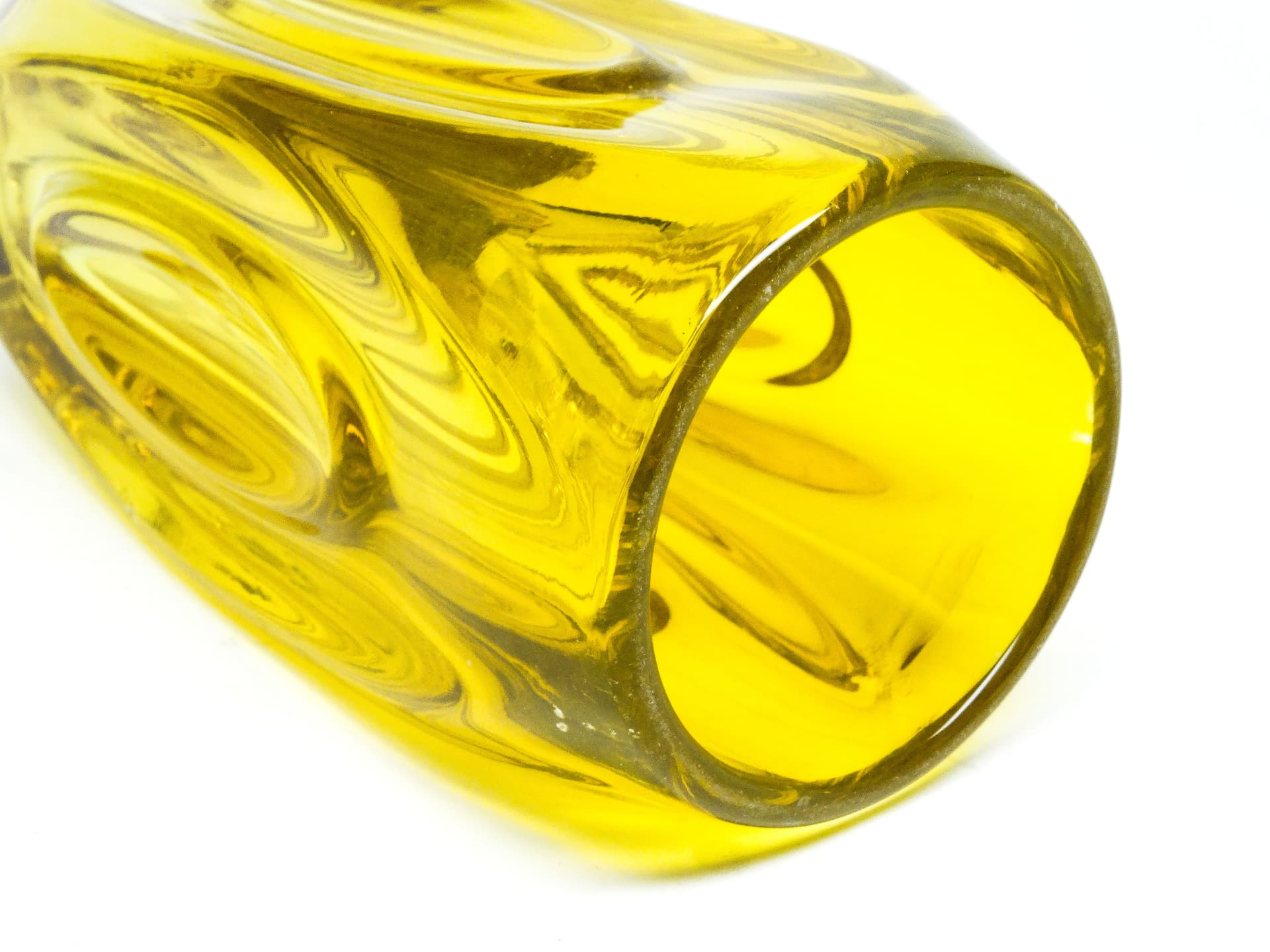 Wazon Art déco, szkło fioletowe, proj. R. Schrotter, Huta Szkła Inwald, Czechosłowacja, lata 30. - 114671