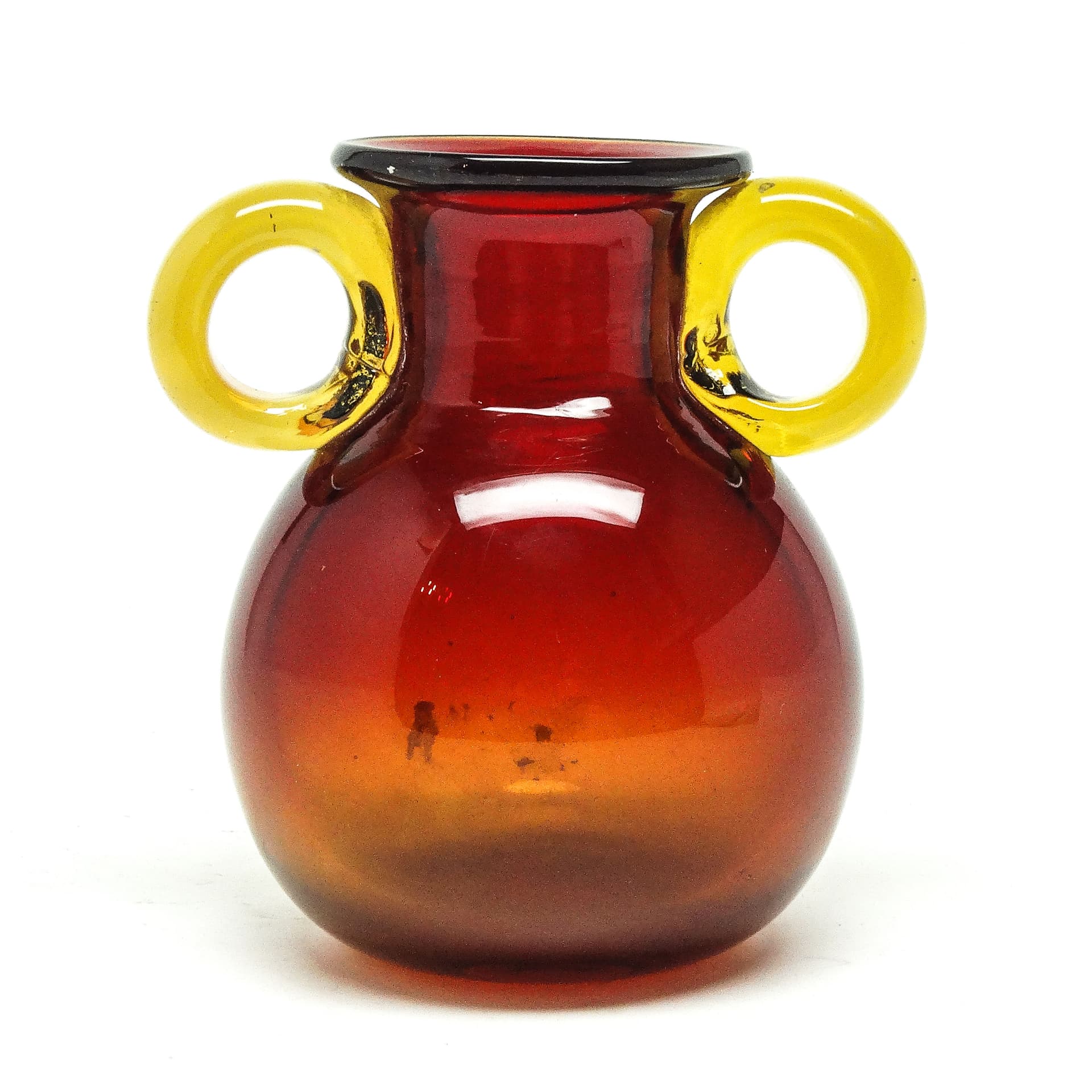 Wazon, mid-century modern, szkło, proj. J. Słuczan-Orkusz, Polska, lata 70. - 114712