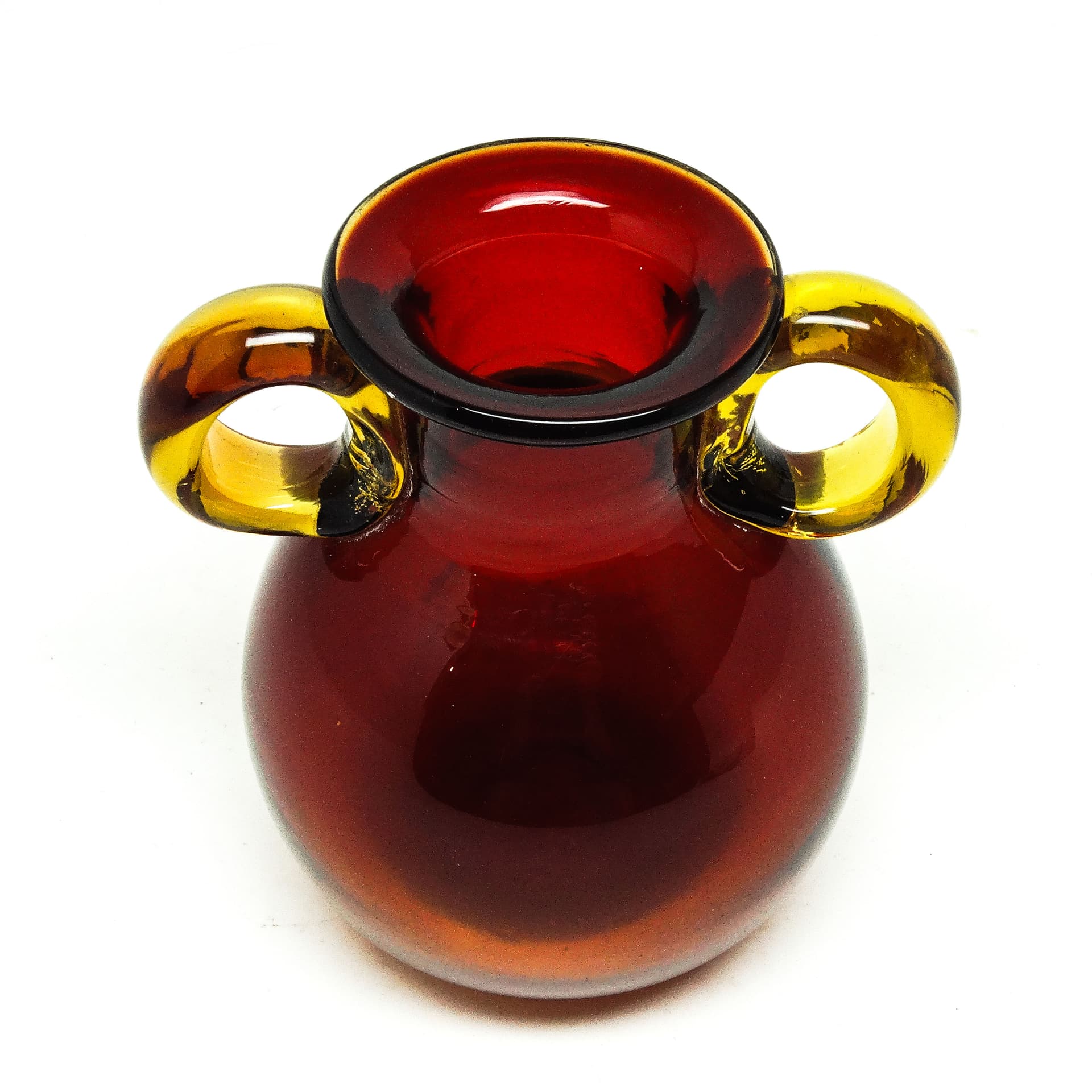 Wazon, mid-century modern, szkło, proj. J. Słuczan-Orkusz, Polska, lata 70. - 114718