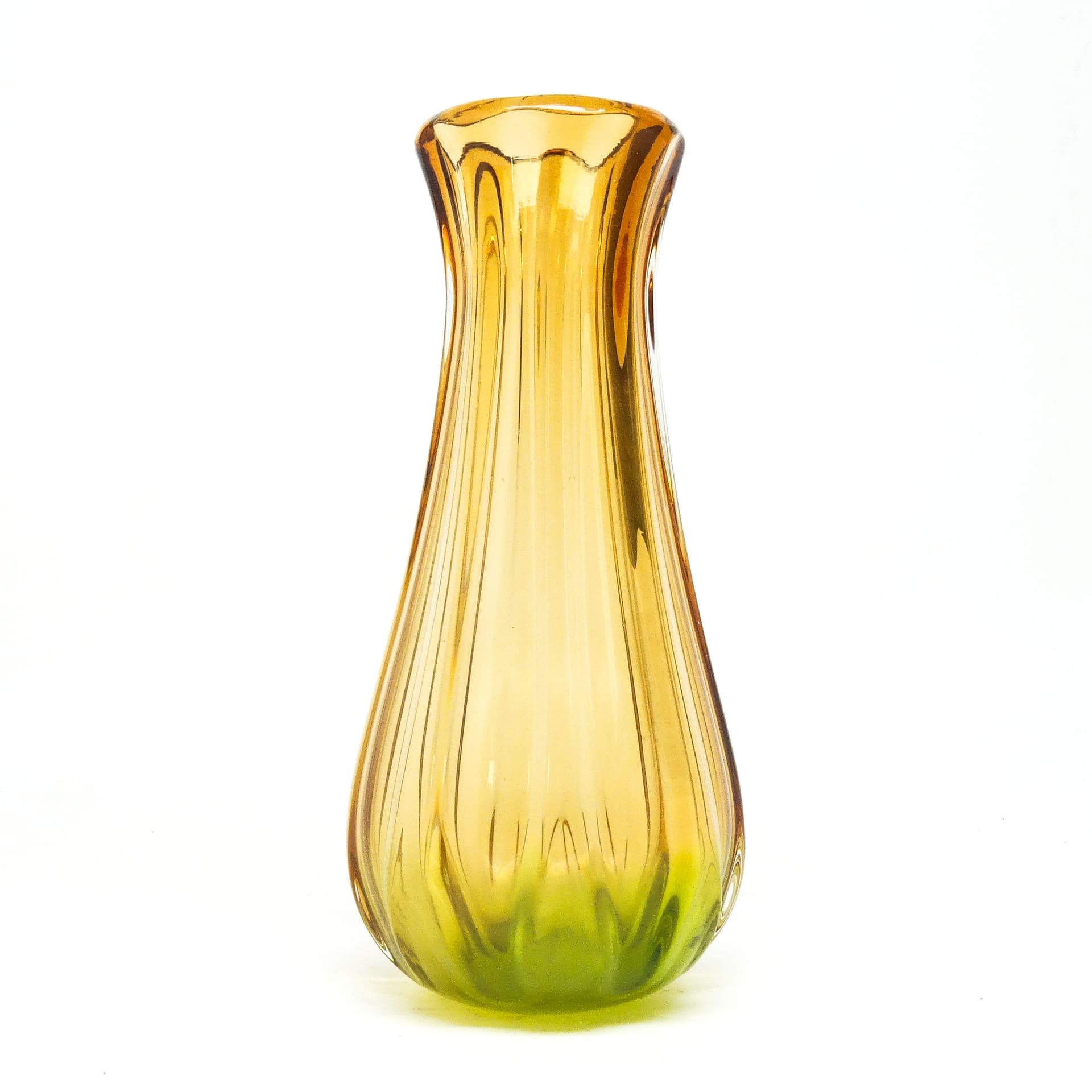 Wazon Murano Sommerso, mid-century modern, szkło, proj. F. Poli, Włochy, lata 50. - 114768