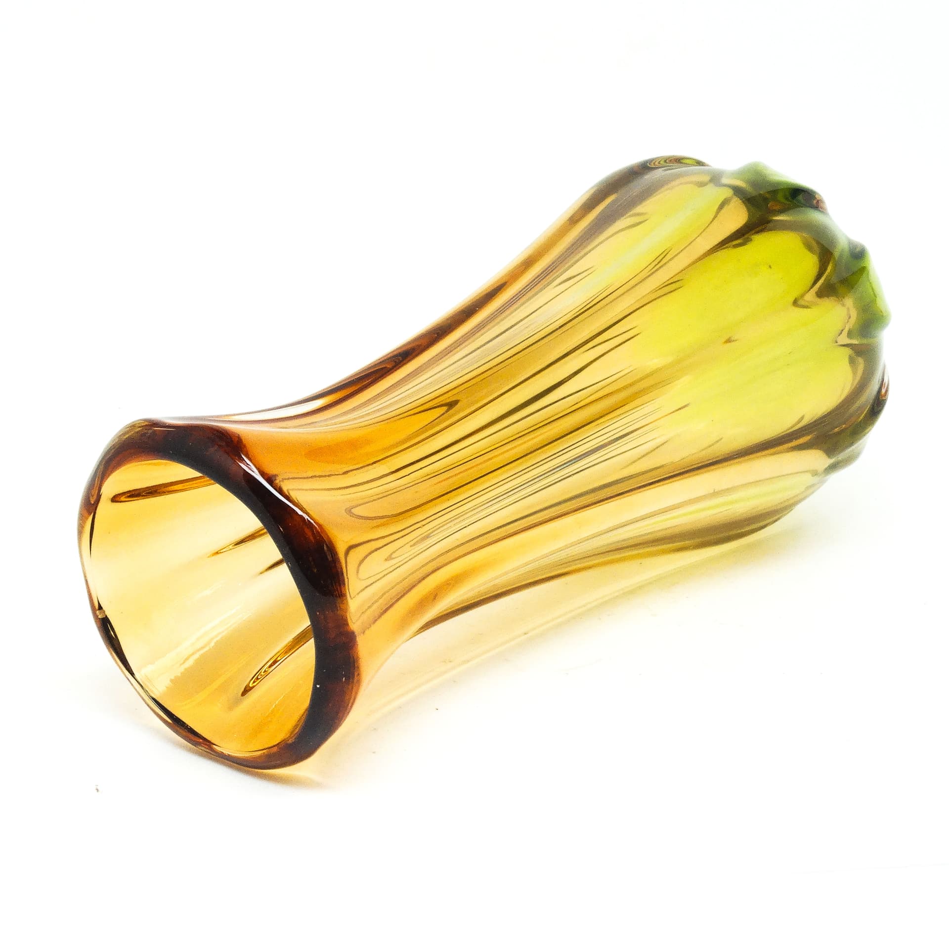 Wazon Murano Sommerso, mid-century modern, szkło, proj. F. Poli, Włochy, lata 50. - 114771