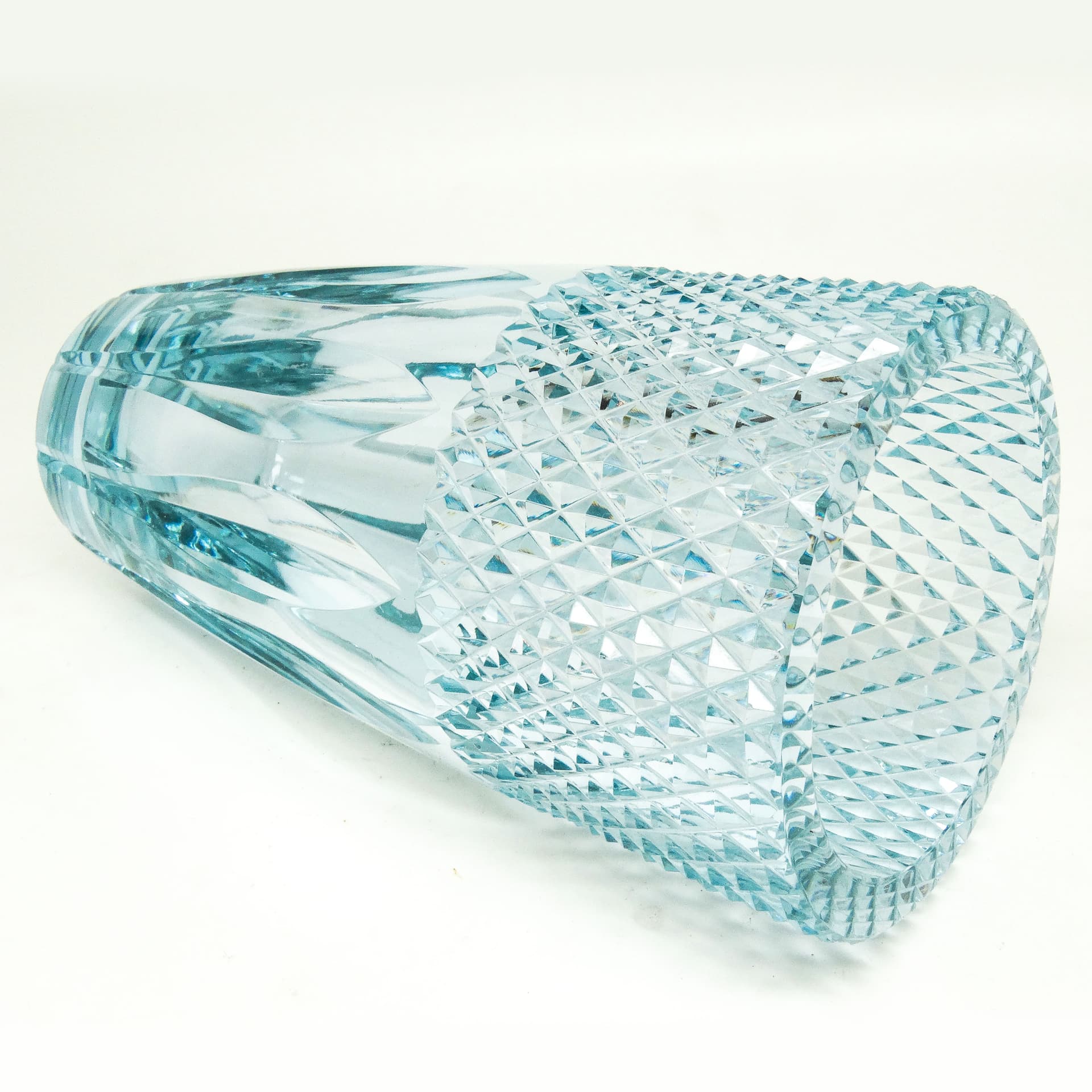 Wazon Art Deco, szkło aleksandrytowe kryształ, Moser, Czechosłowacja, lata 30. - 114843