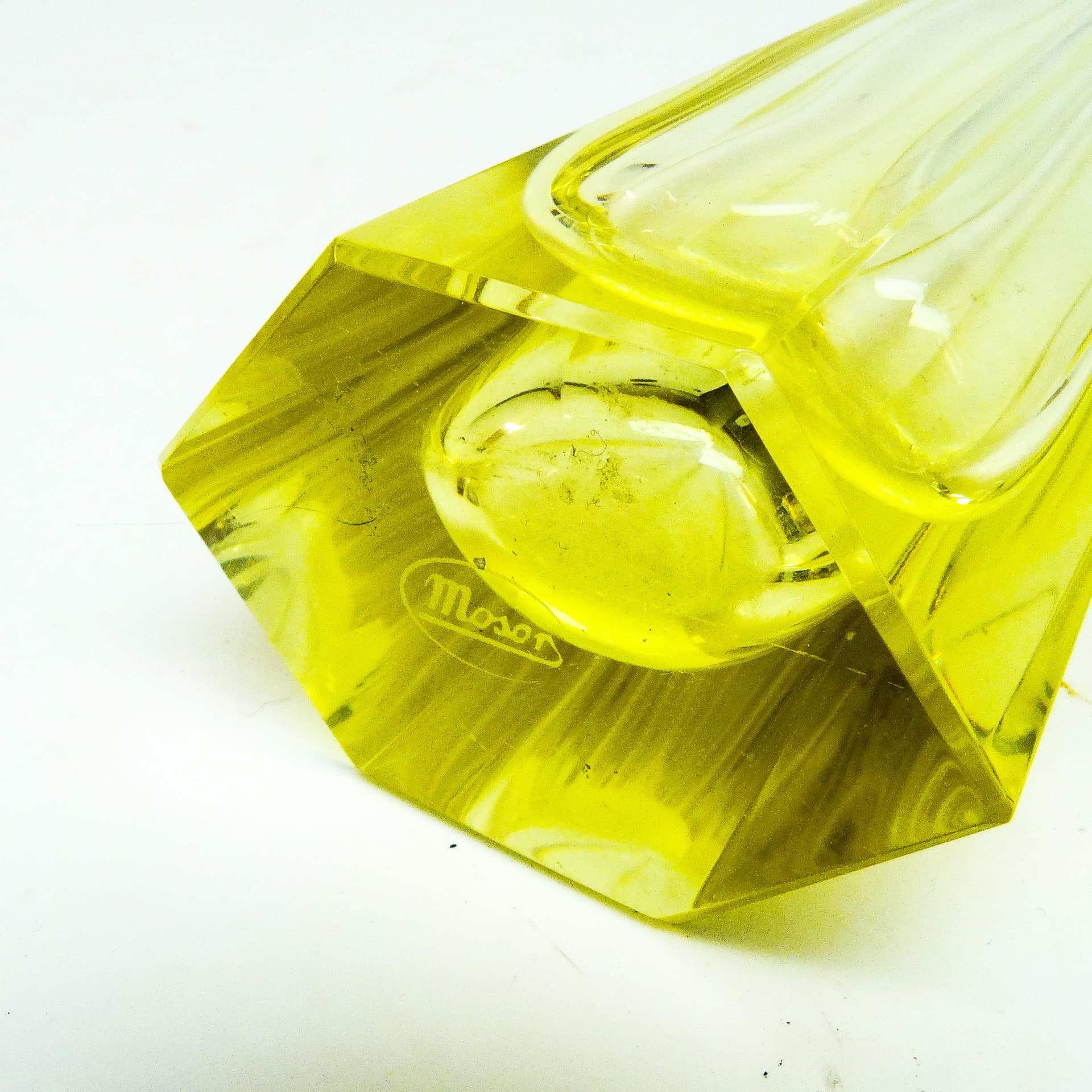 Wazon Art Deco, kryształ, Moser, Czechosłowacja, lata 30. - 114903