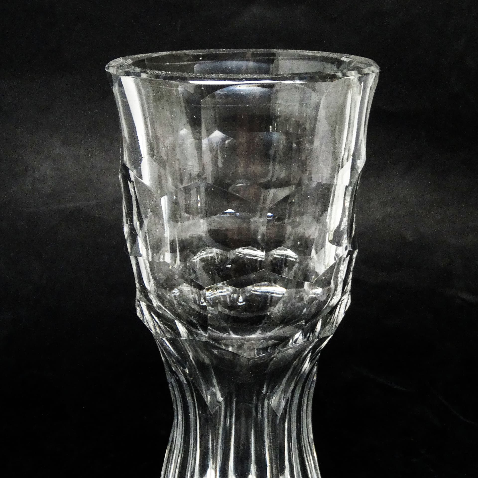 Wazon Art Deco, kryształ, Moser, Czechosłowacja, lata 30. - 115061