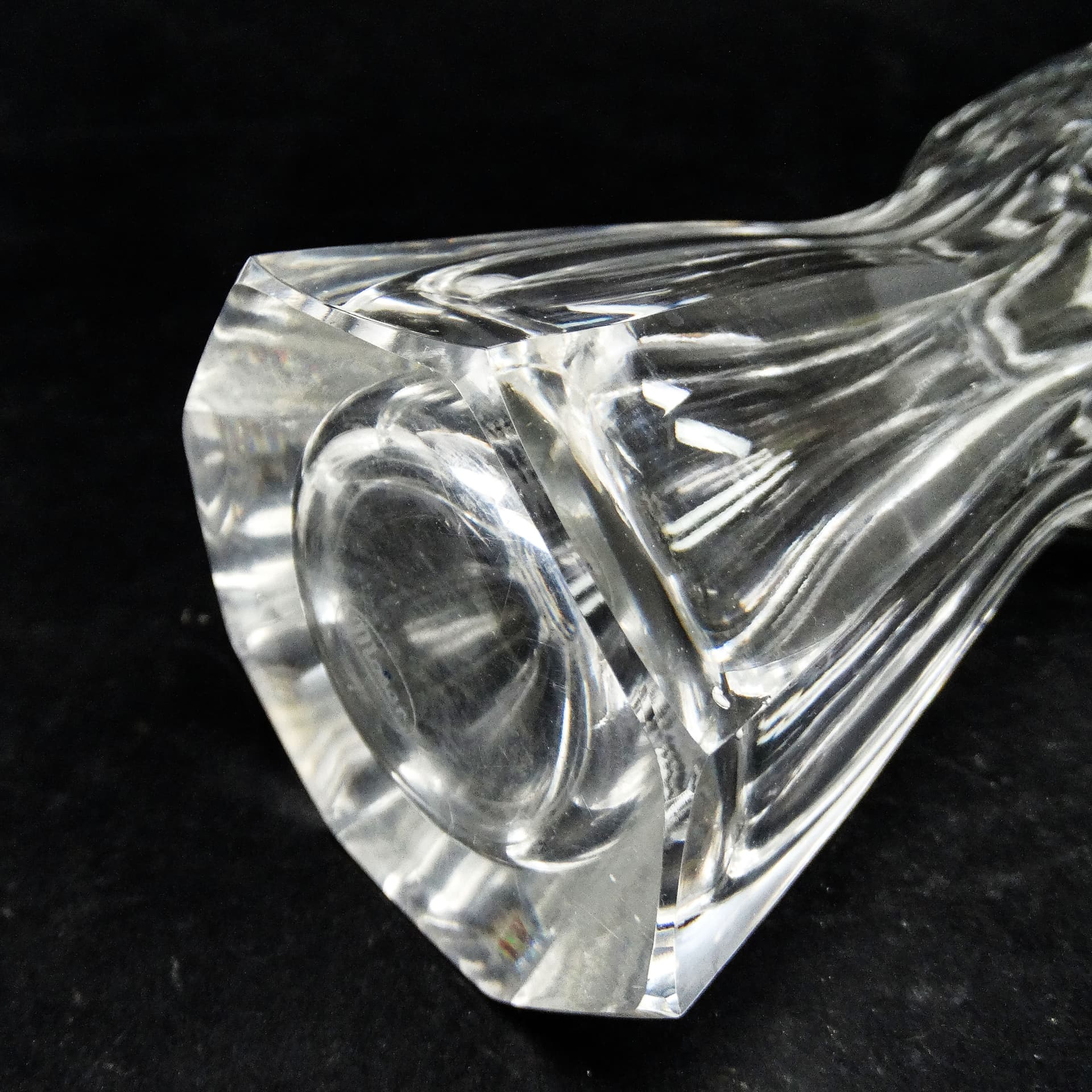 Wazon Art Deco, kryształ, Moser, Czechosłowacja, lata 30. - 115066