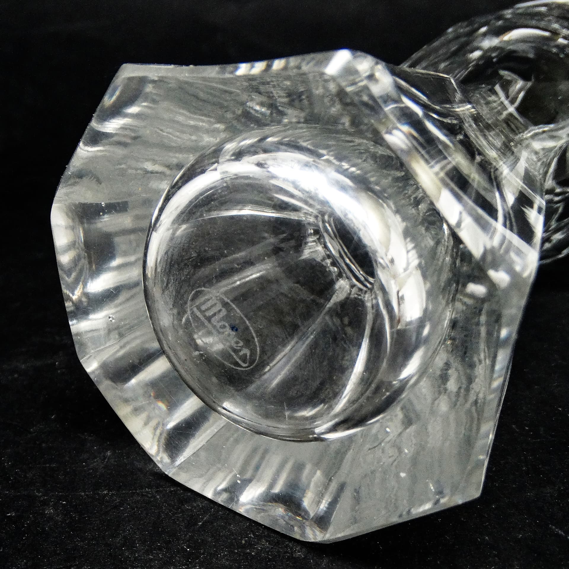 Wazon Art Deco, kryształ, Moser, Czechosłowacja, lata 30. - 115064