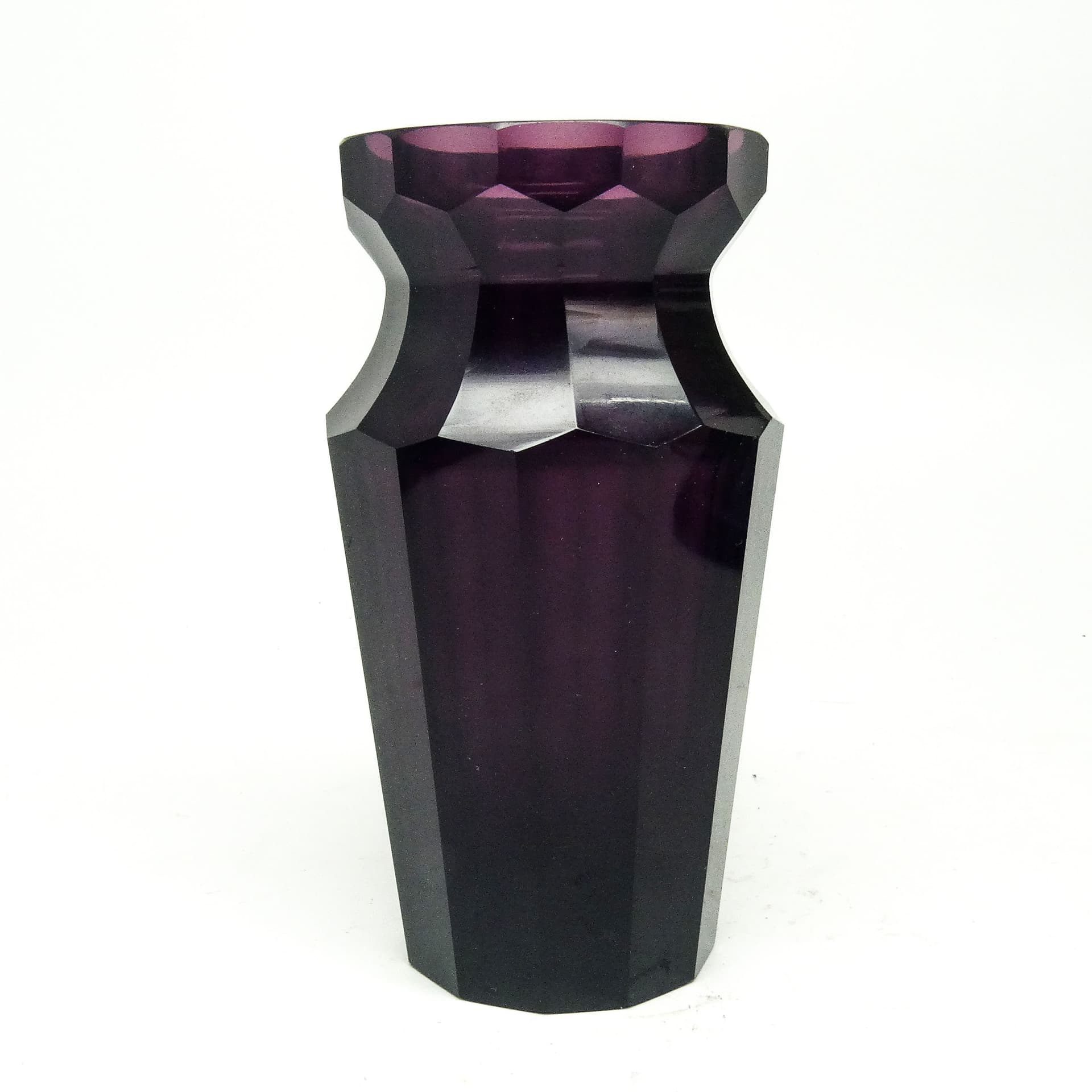 Wazon, kryształ, Moser, Bohemia, XIX w. - 115079