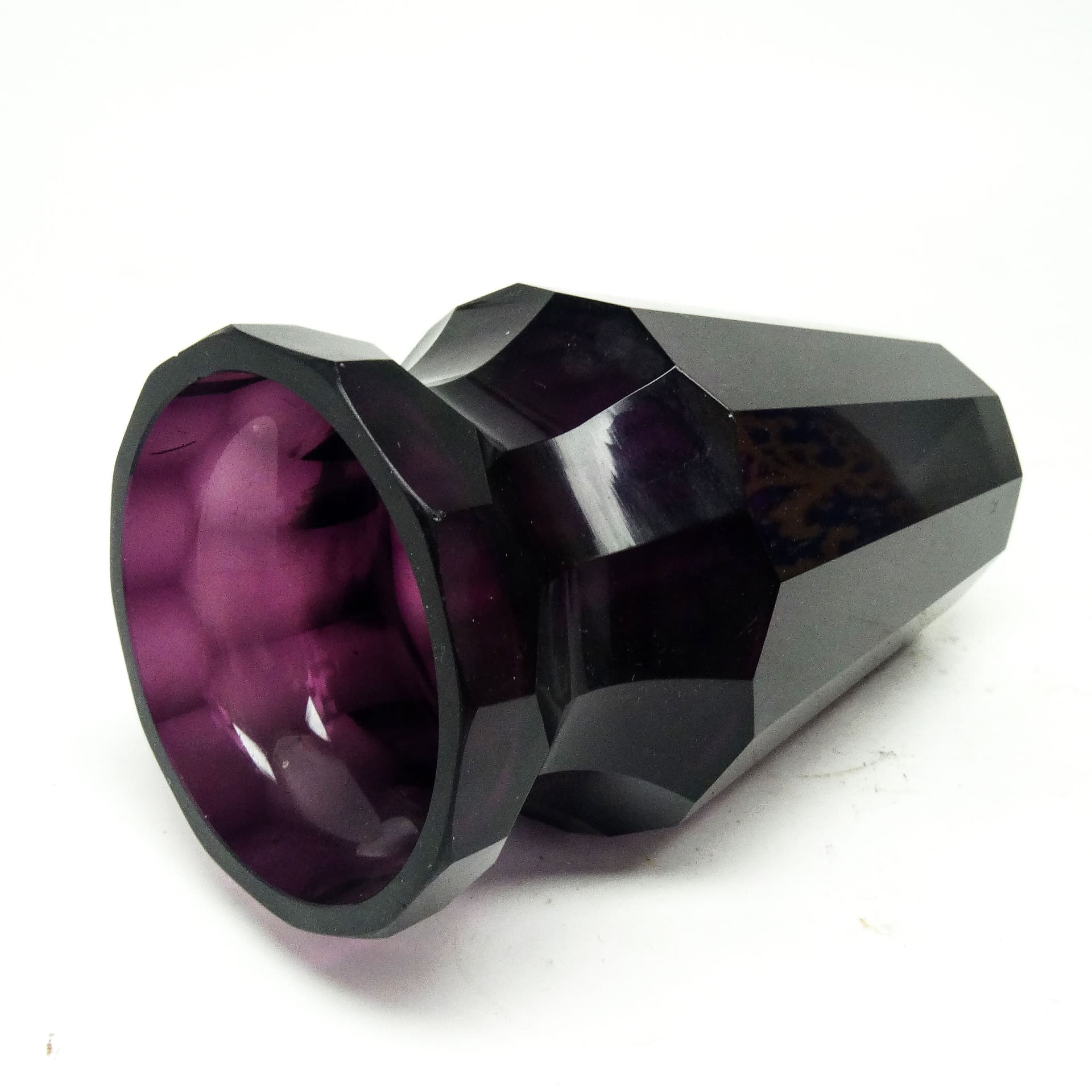 Wazon, kryształ, Moser, Bohemia, XIX w. - 115076