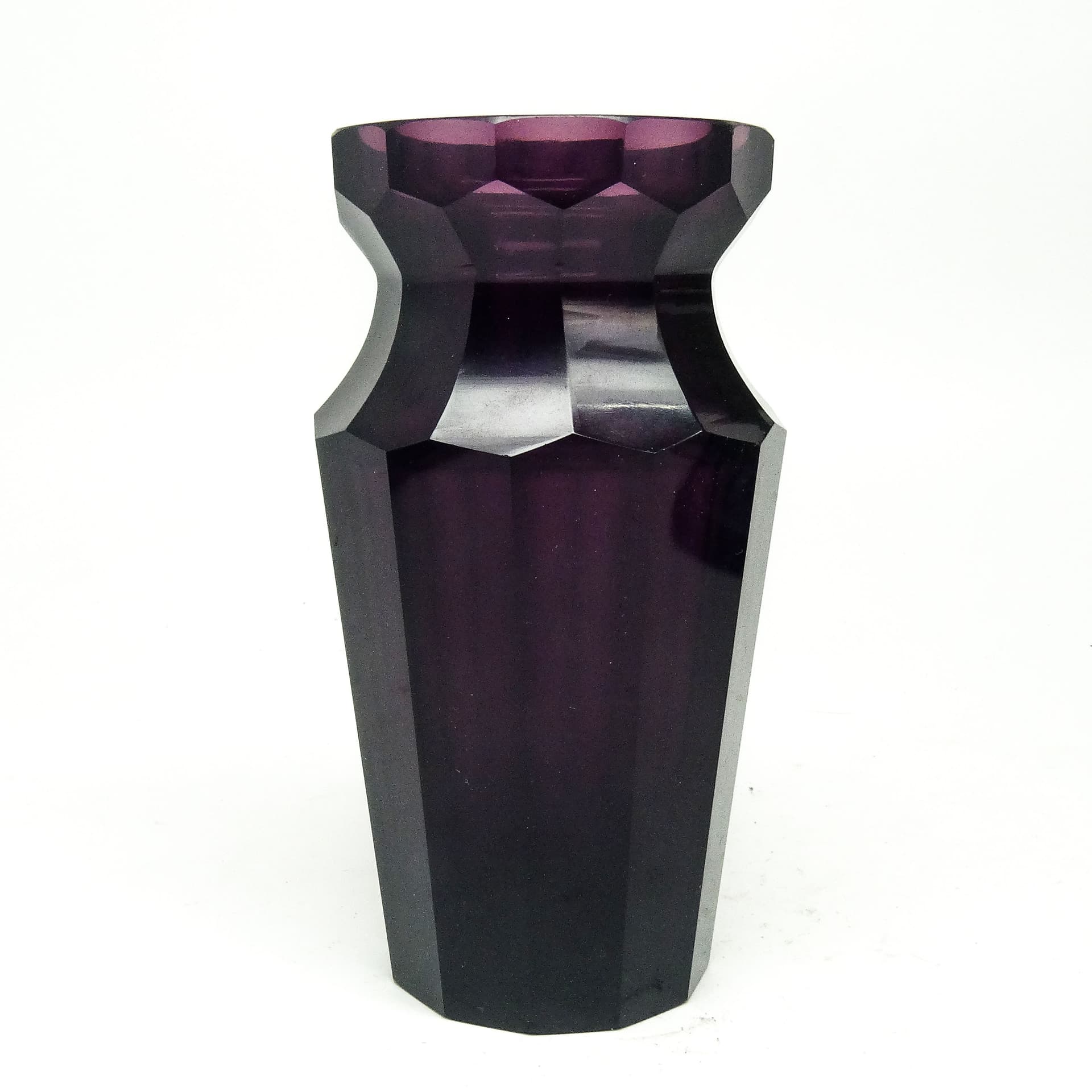 Wazon, kryształ, Moser, Bohemia, XIX w. - 115077