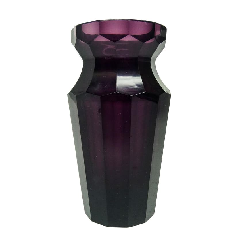 Wazon, kryształ, Moser, Bohemia, XIX w.