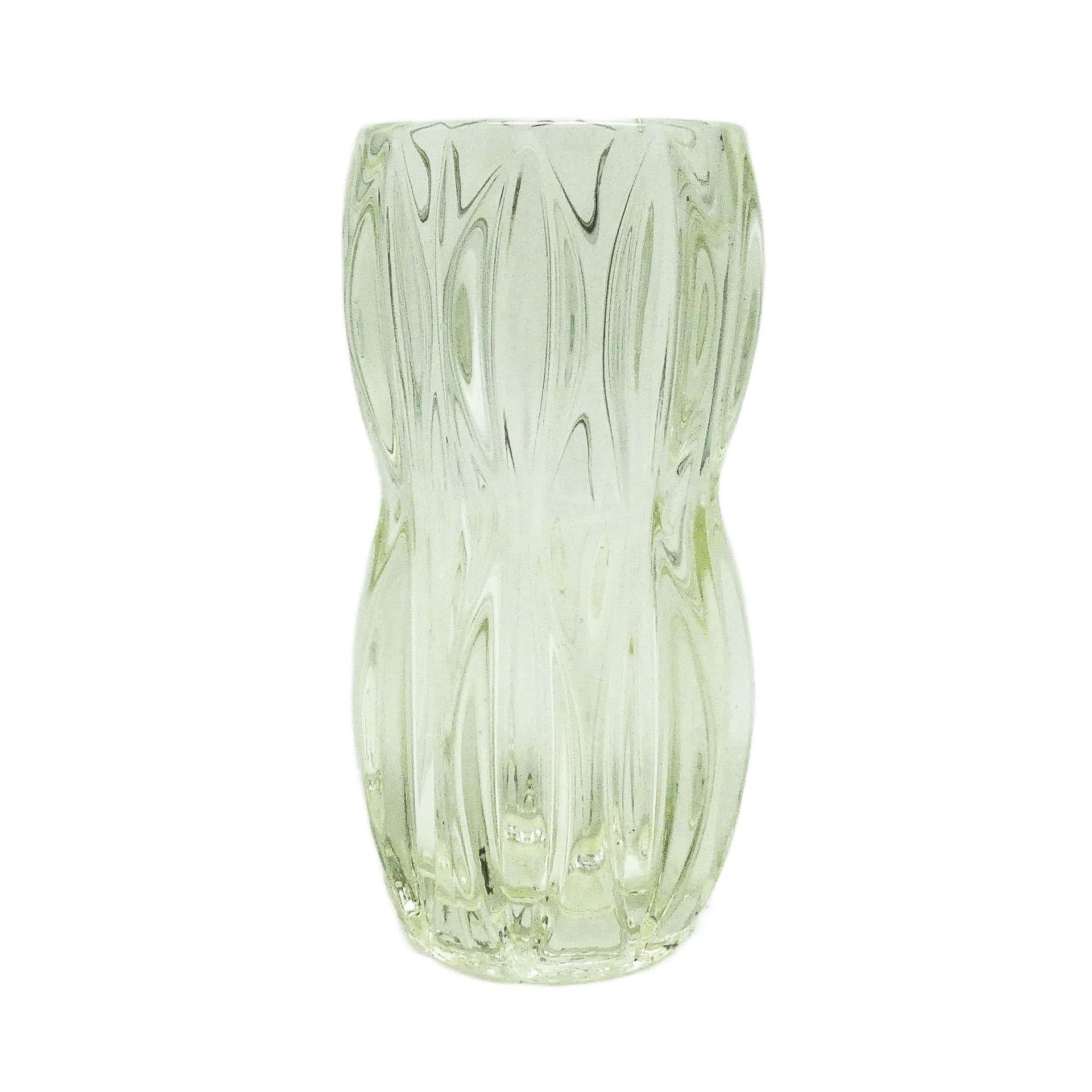 Wazon, art déco, szkło fioletowe, proj. R. Schrotter, Huta Szkła Inwald, Czechosłowacja, lata 30.