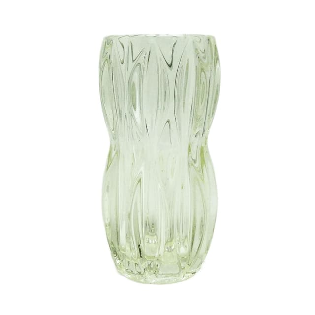 Wazon, art déco, szkło fioletowe, proj. R. Schrotter, Huta Szkła Inwald, Czechosłowacja, lata 30. - WYMIARY