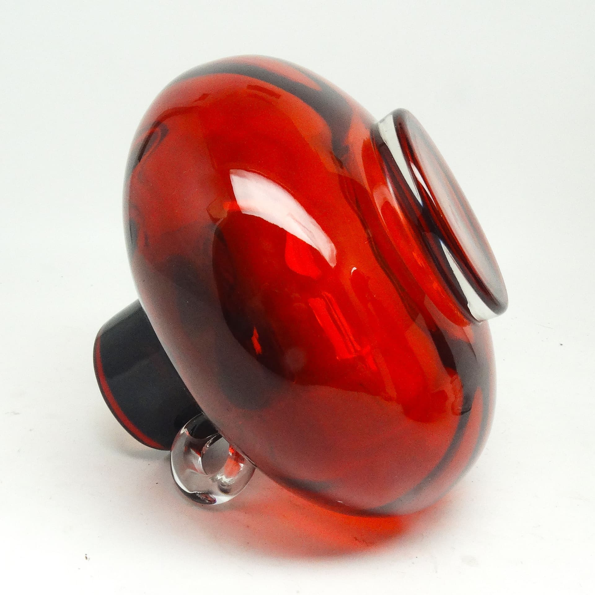 Wazon Mid-century modern, szkło, Polska, lata 70. - 115346