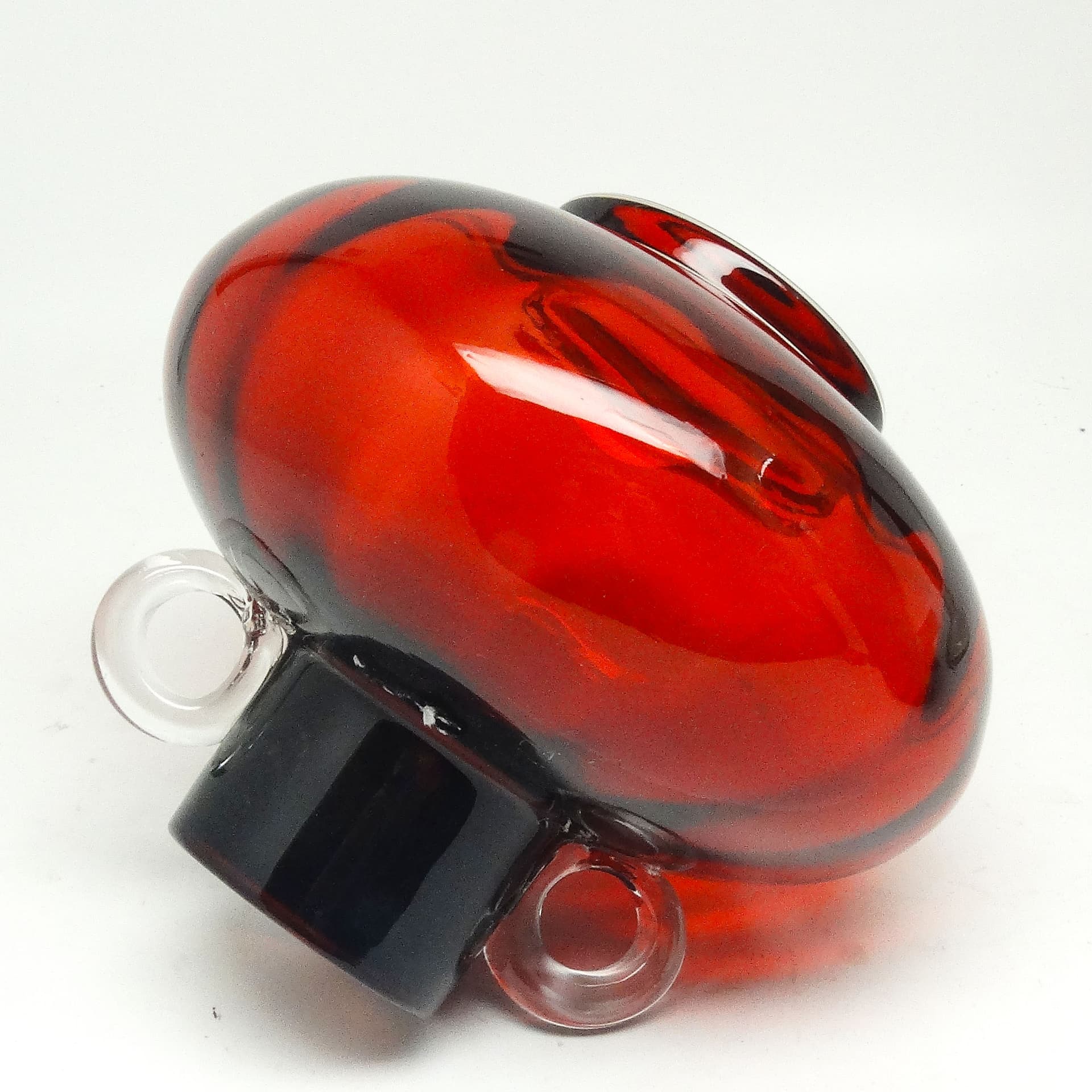 Wazon Mid-century modern, szkło, Polska, lata 70. - 115344