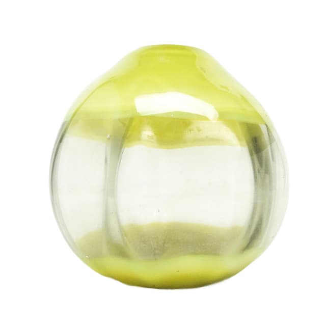 Wazon Optyczny, szkło prasowane, proj. J. Drost, HSG Ząbkowice, Polska, lata 70. - WYMIARY