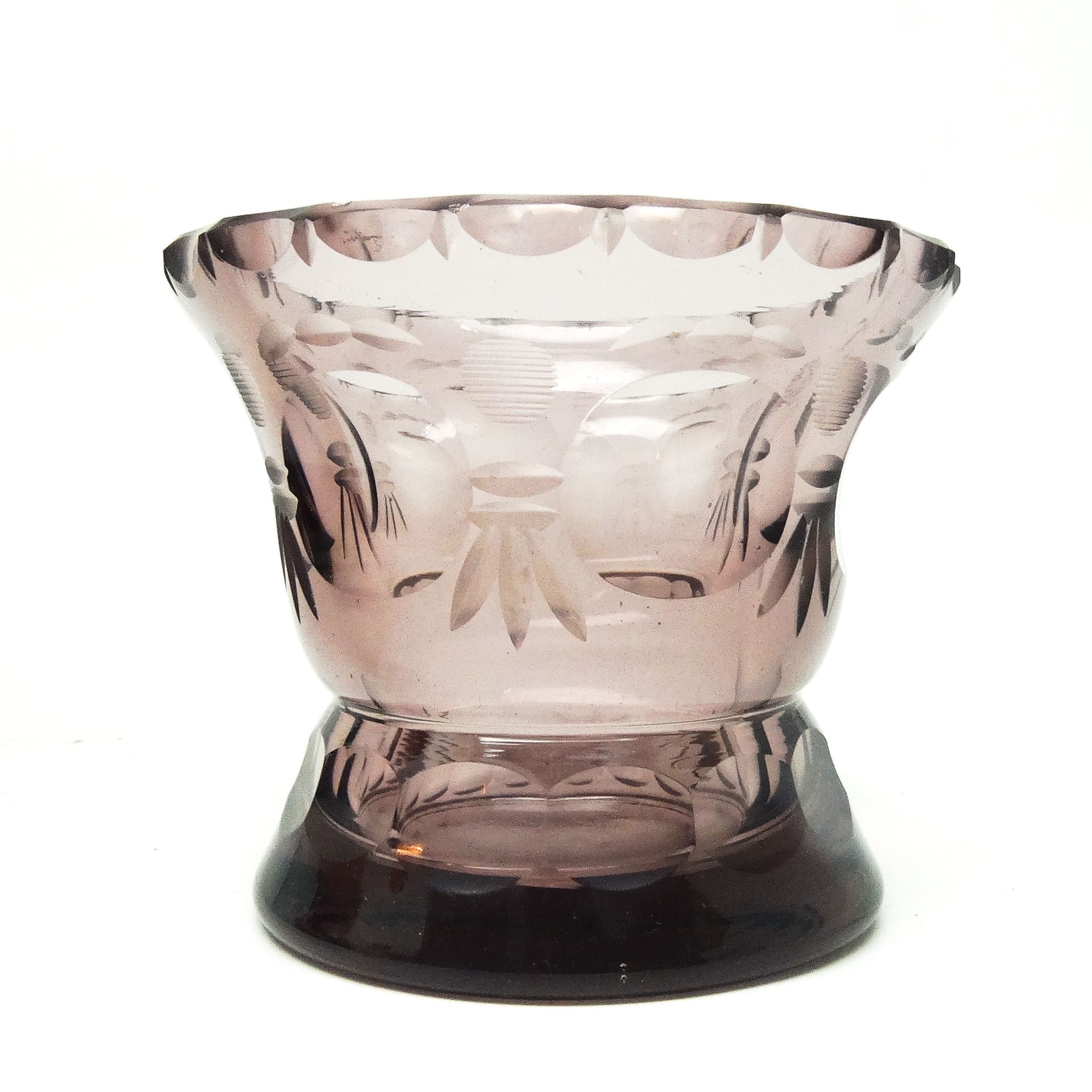 Wazon Art Deco, kryształ, Moser, Czechosłowacja, lata 30. - 115426