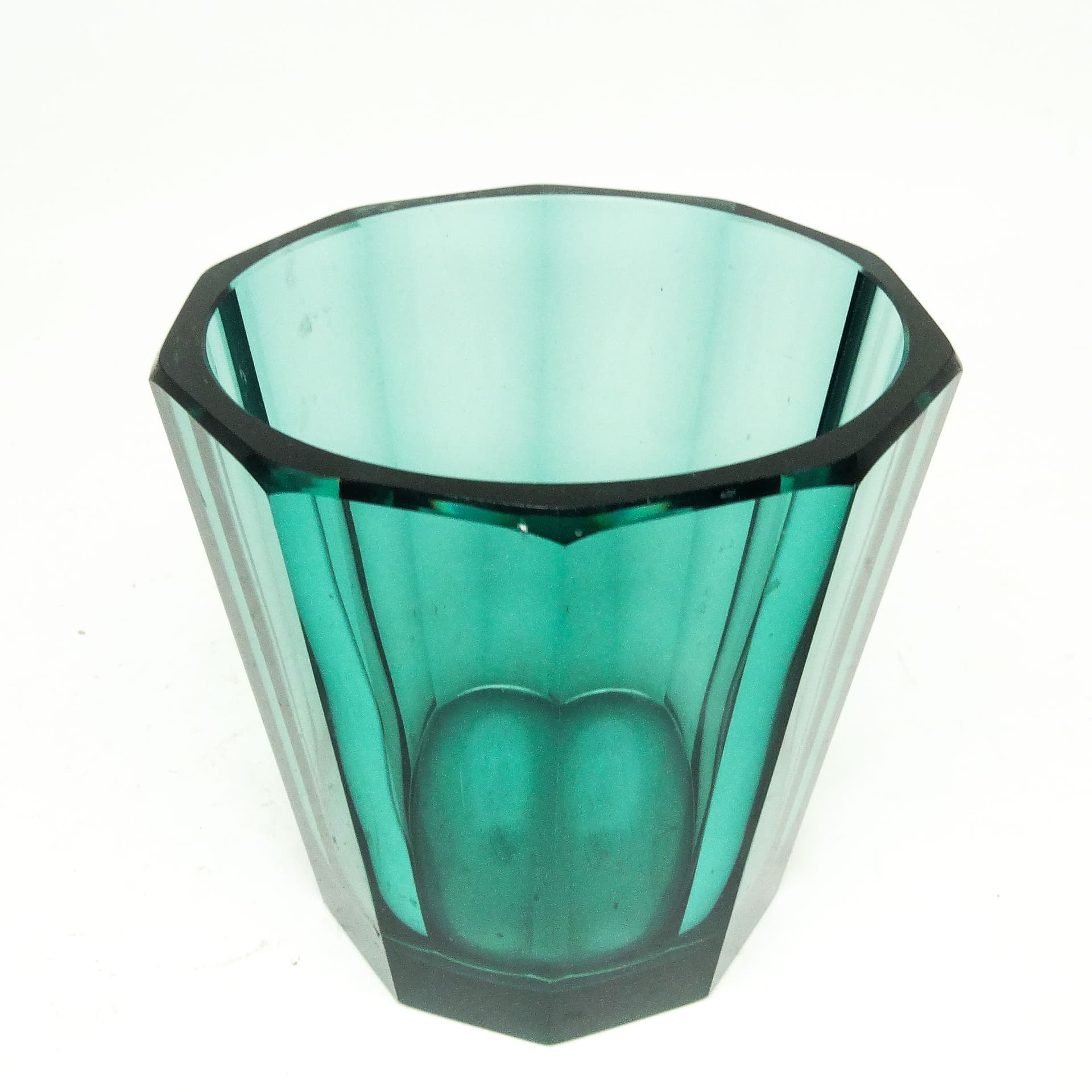 Wazon Art Deco, kryształ, Moser, Czechosłowacja, lata 30. - 115441