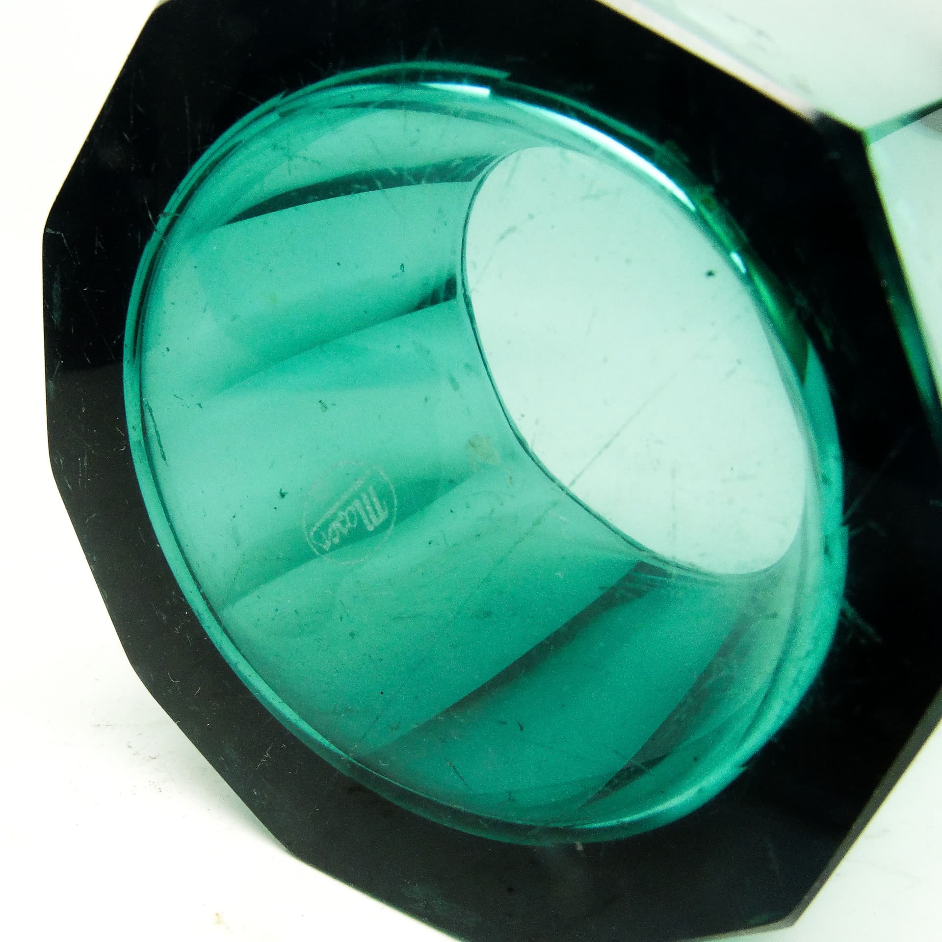 Wazon Art Deco, kryształ, Moser, Czechosłowacja, lata 30. - 115447