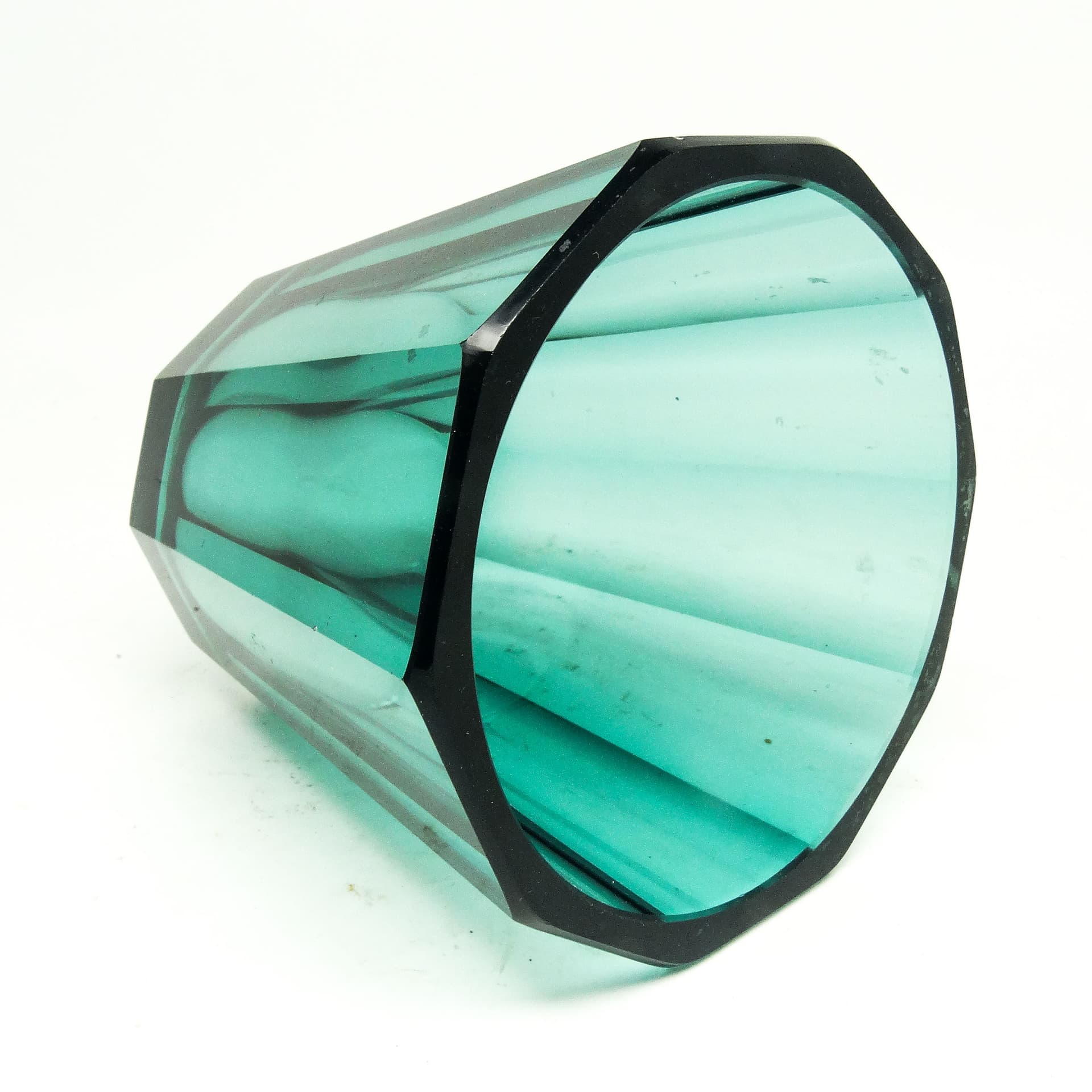 Wazon Art Deco, kryształ, Moser, Czechosłowacja, lata 30. - 115444