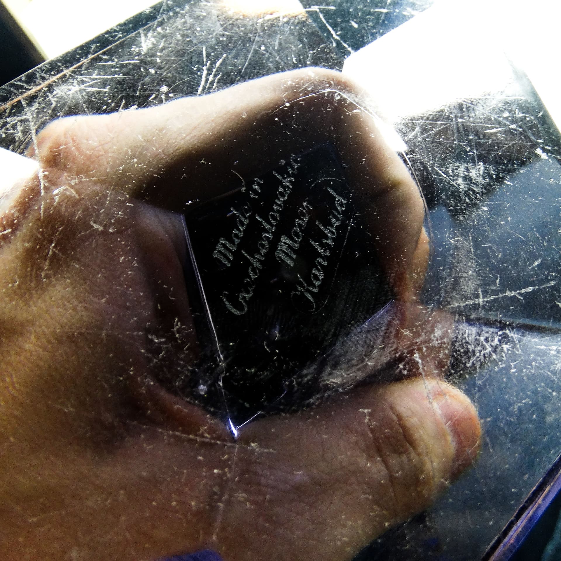 Wazon Art Deco, kryształ, Moser, Czechosłowacja, lata 30. - 115486