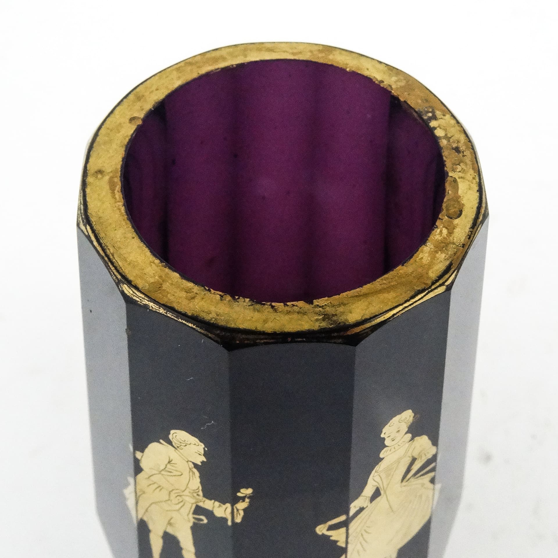 Wazon Art Deco, kryształ, Czechosłowacja, lata 30. - 115510