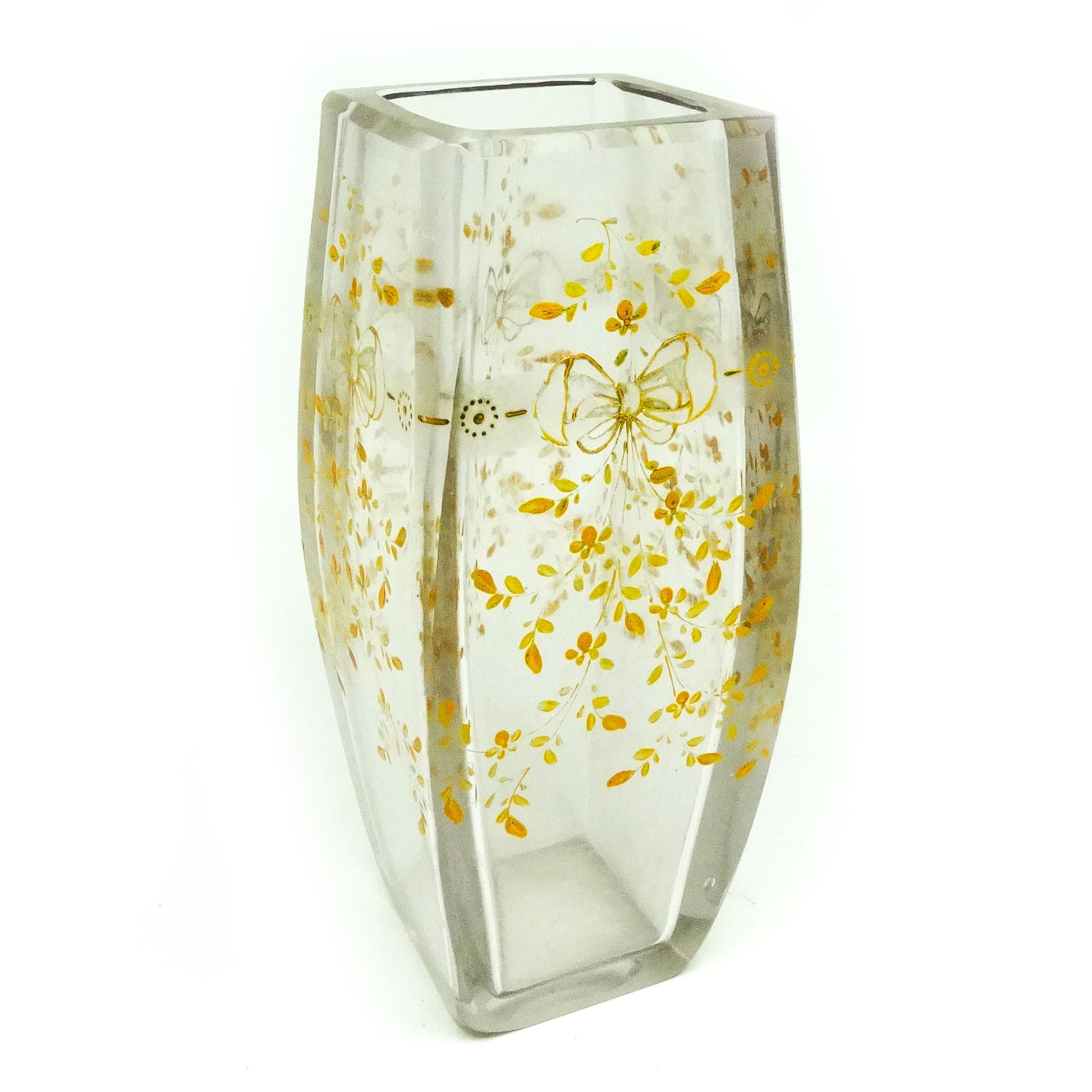 Wazon Art Nouveau, kryształ, Bohemia Moser, Czechy, początek XX w. - 115617