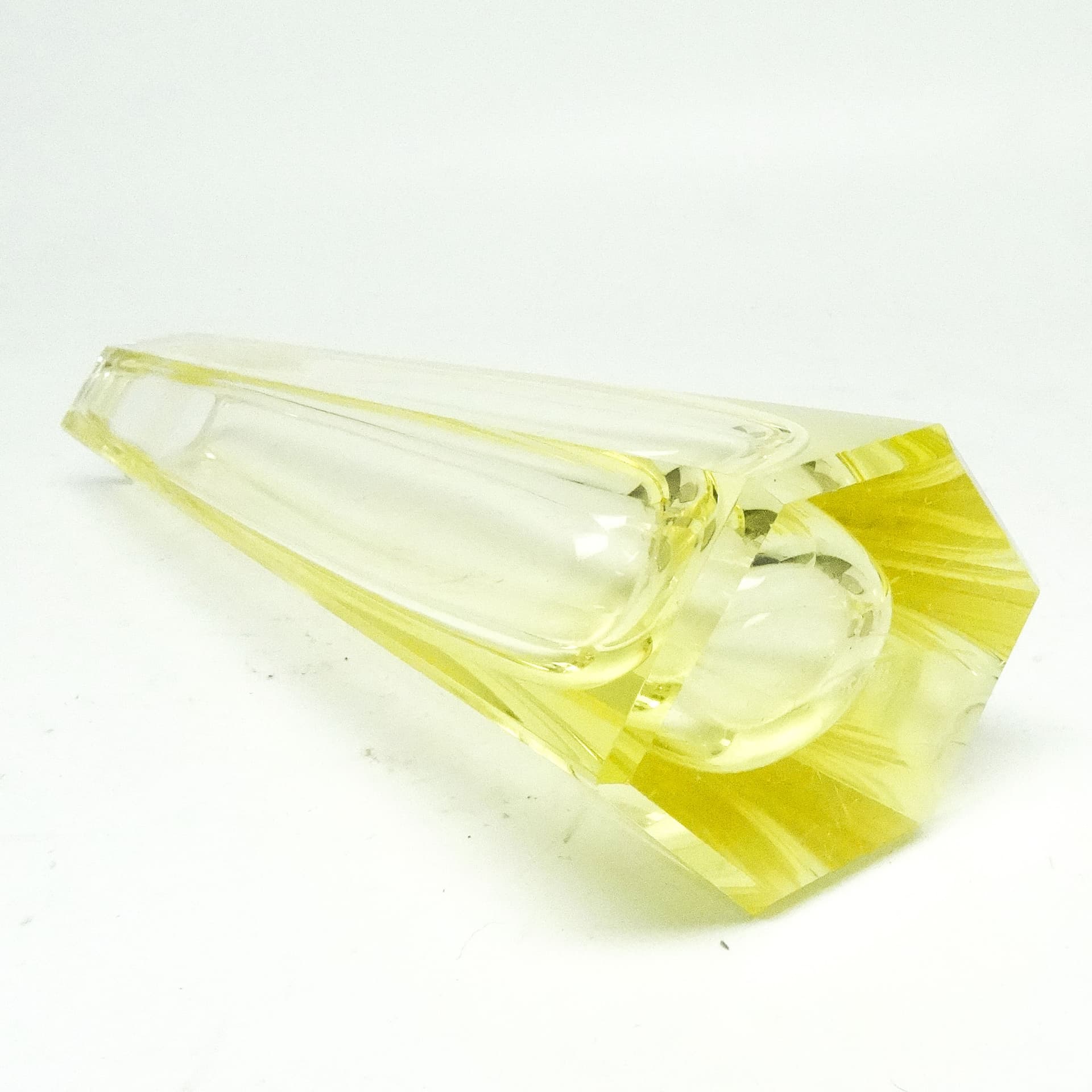 Wazon Art Deco, kryształ, Moser, Czechosłowacja, lata 30. - 115659