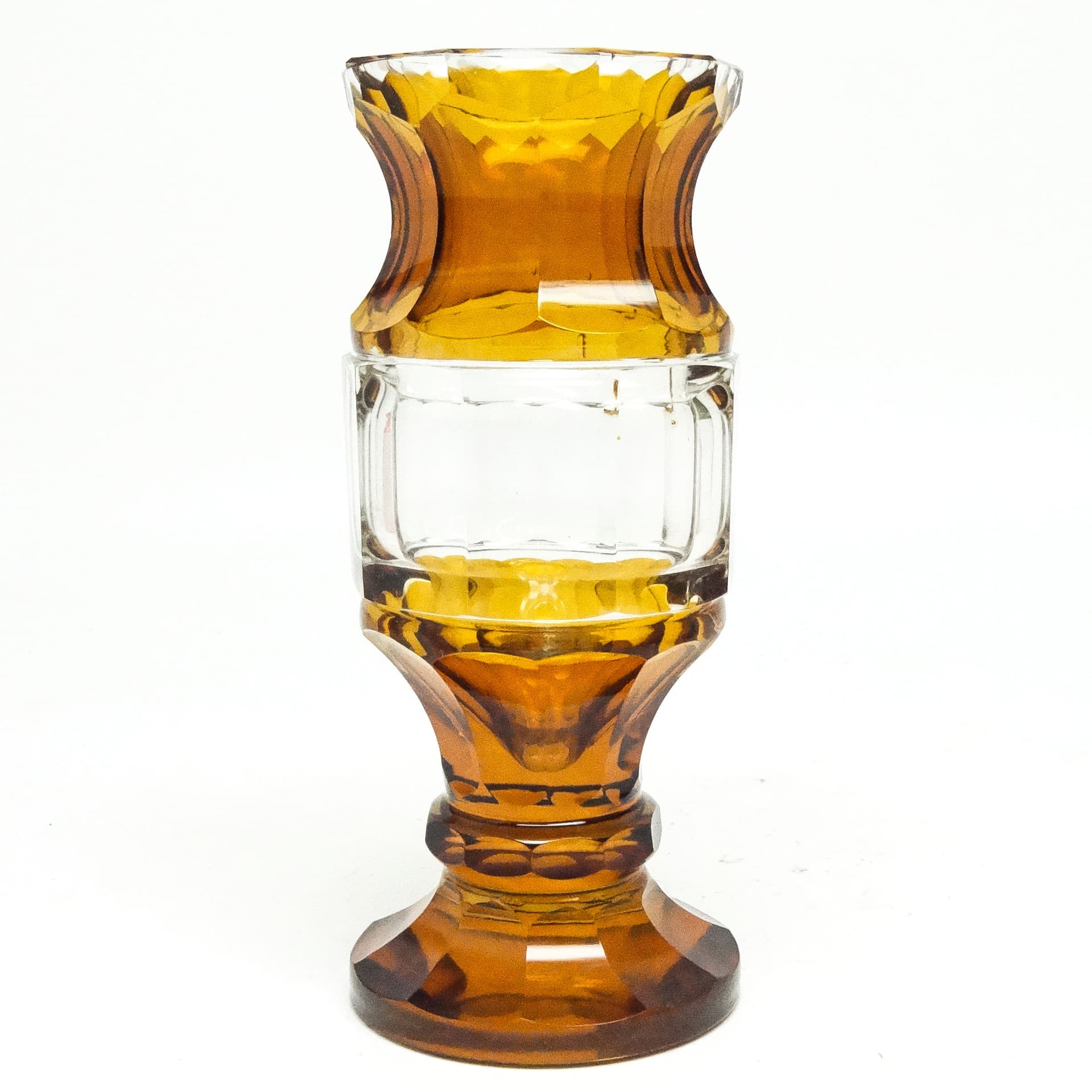 Wazon Art Deco, kryształ, Moser, Czechosłowacja, lata 30. - 115690