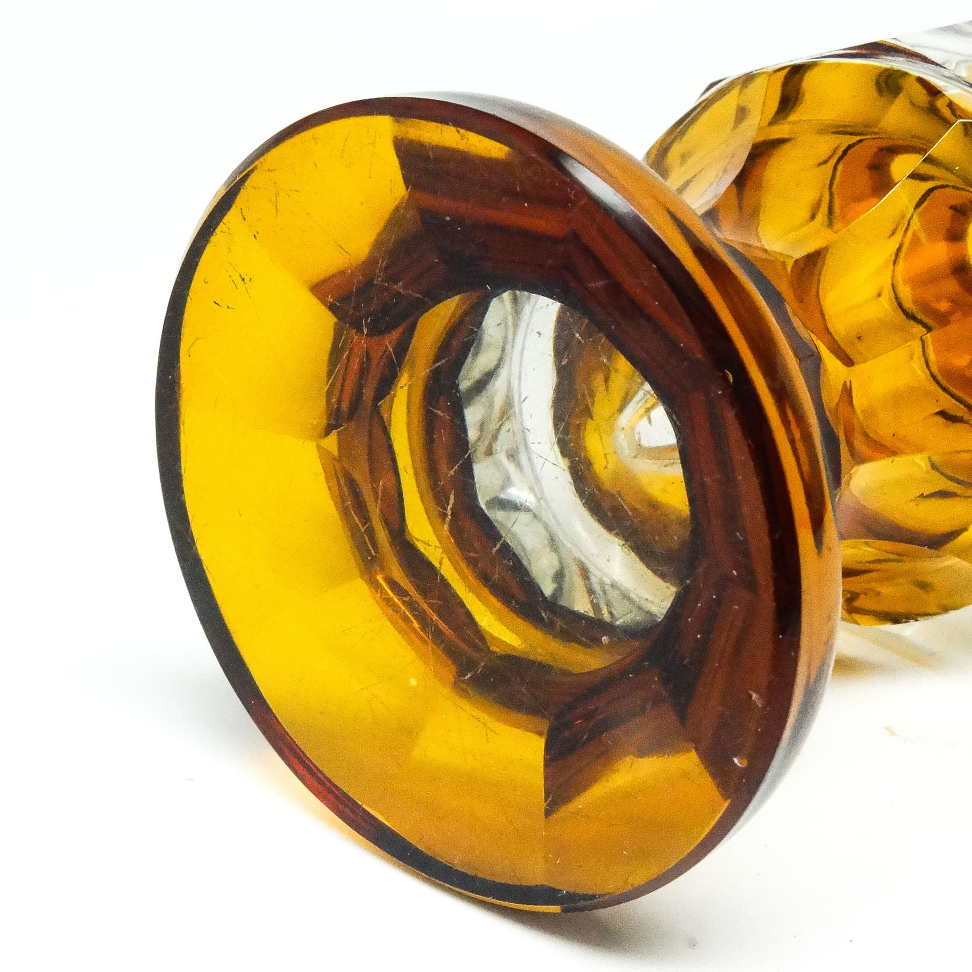 Wazon Art Deco, kryształ, Moser, Czechosłowacja, lata 30. - 115697