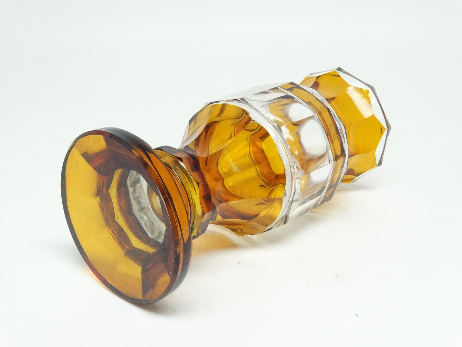 Wazon Art Deco, kryształ, Moser, Czechosłowacja, lata 30. - 115694