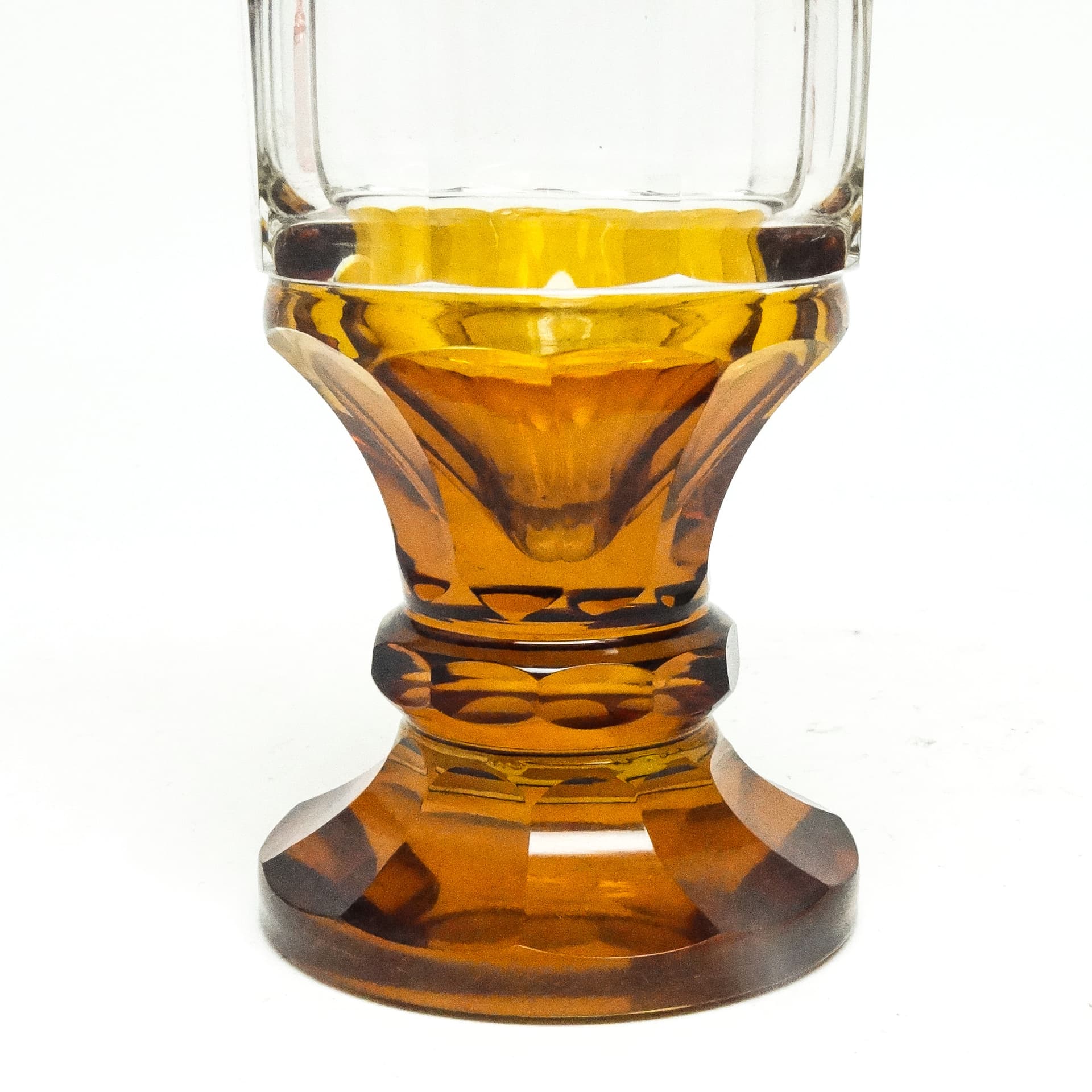 Wazon Art Deco, kryształ, Moser, Czechosłowacja, lata 30. - 115692