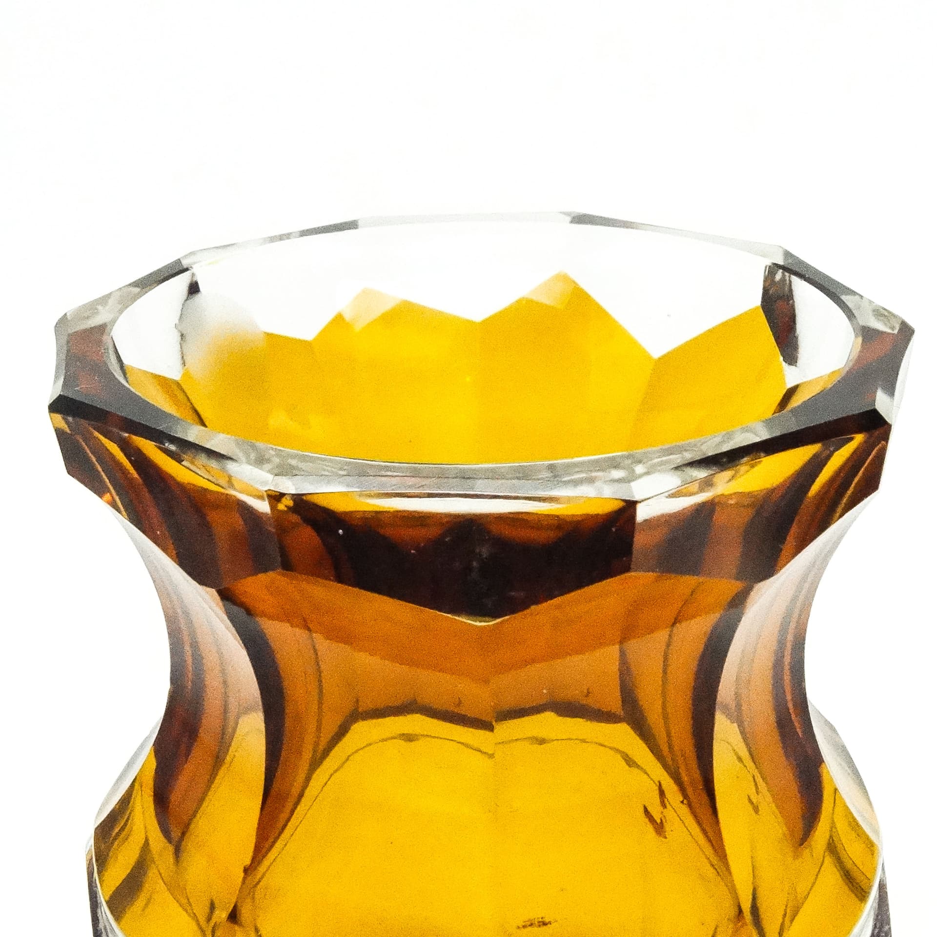 Wazon Art Deco, kryształ, Moser, Czechosłowacja, lata 30. - 115691