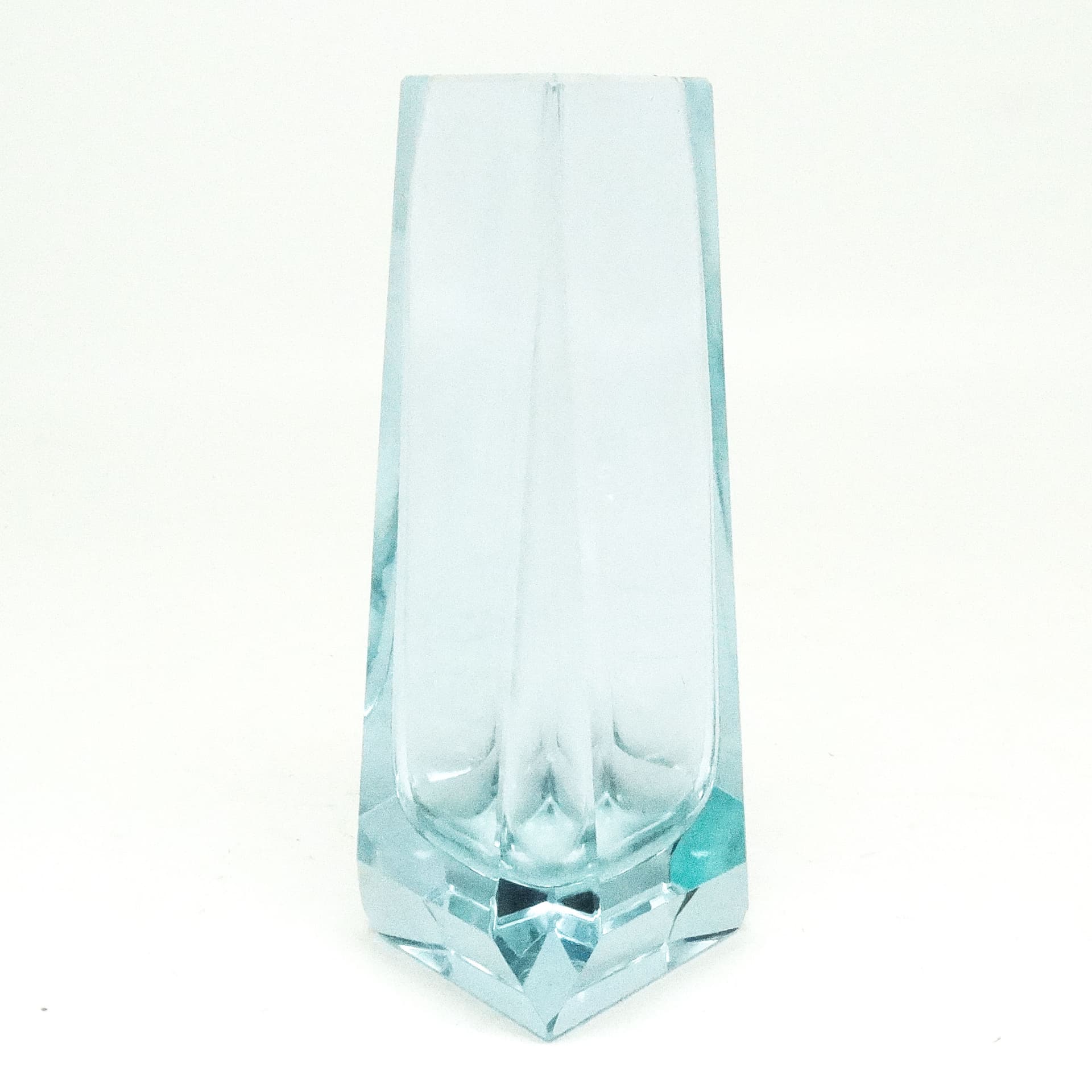 Wazon Art Deco, szkło aleksandrytowe, kryształ,  Moser, Czechosłowacja, lata 30. - 115723