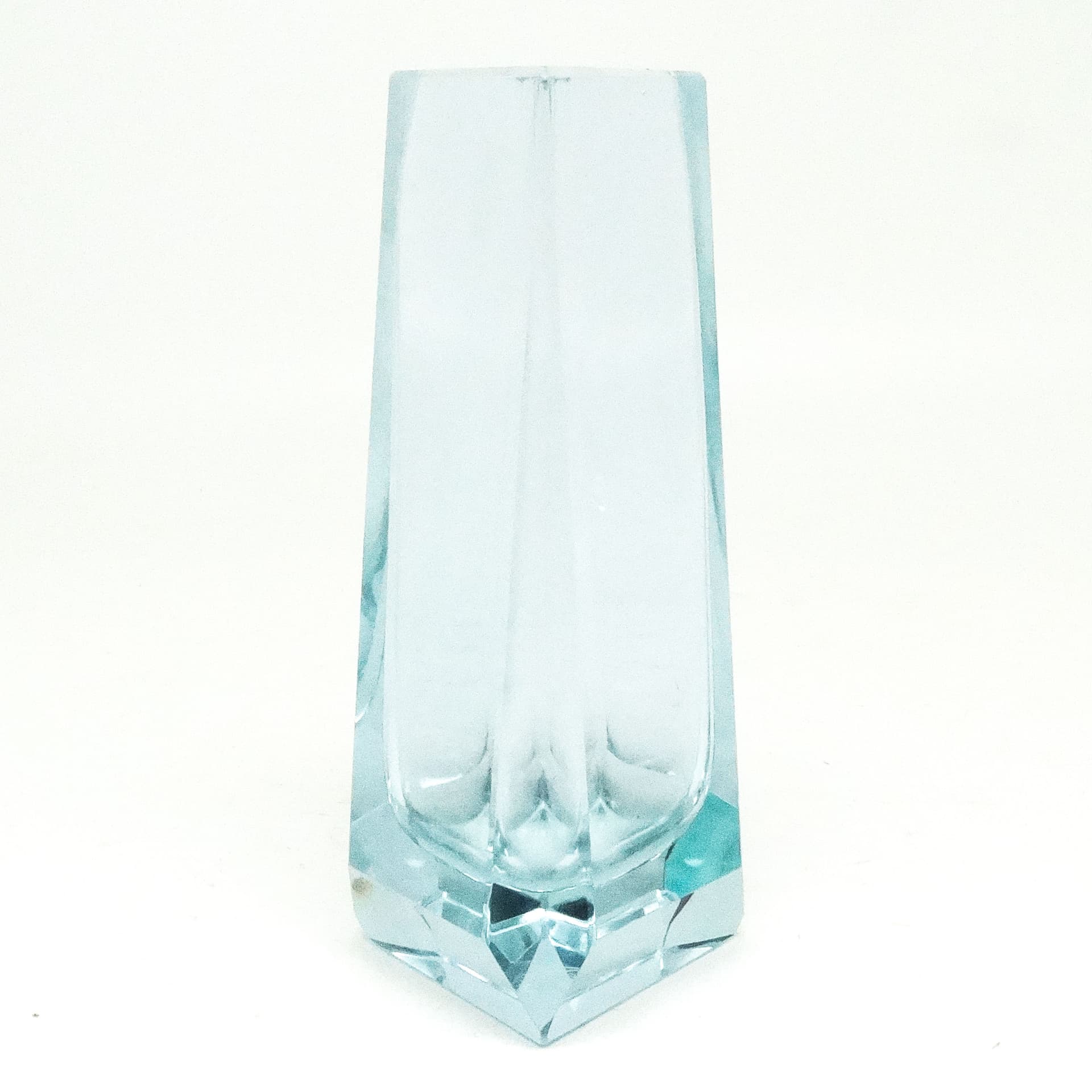 Wazon Art Deco, szkło aleksandrytowe, kryształ,  Moser, Czechosłowacja, lata 30. - 115724