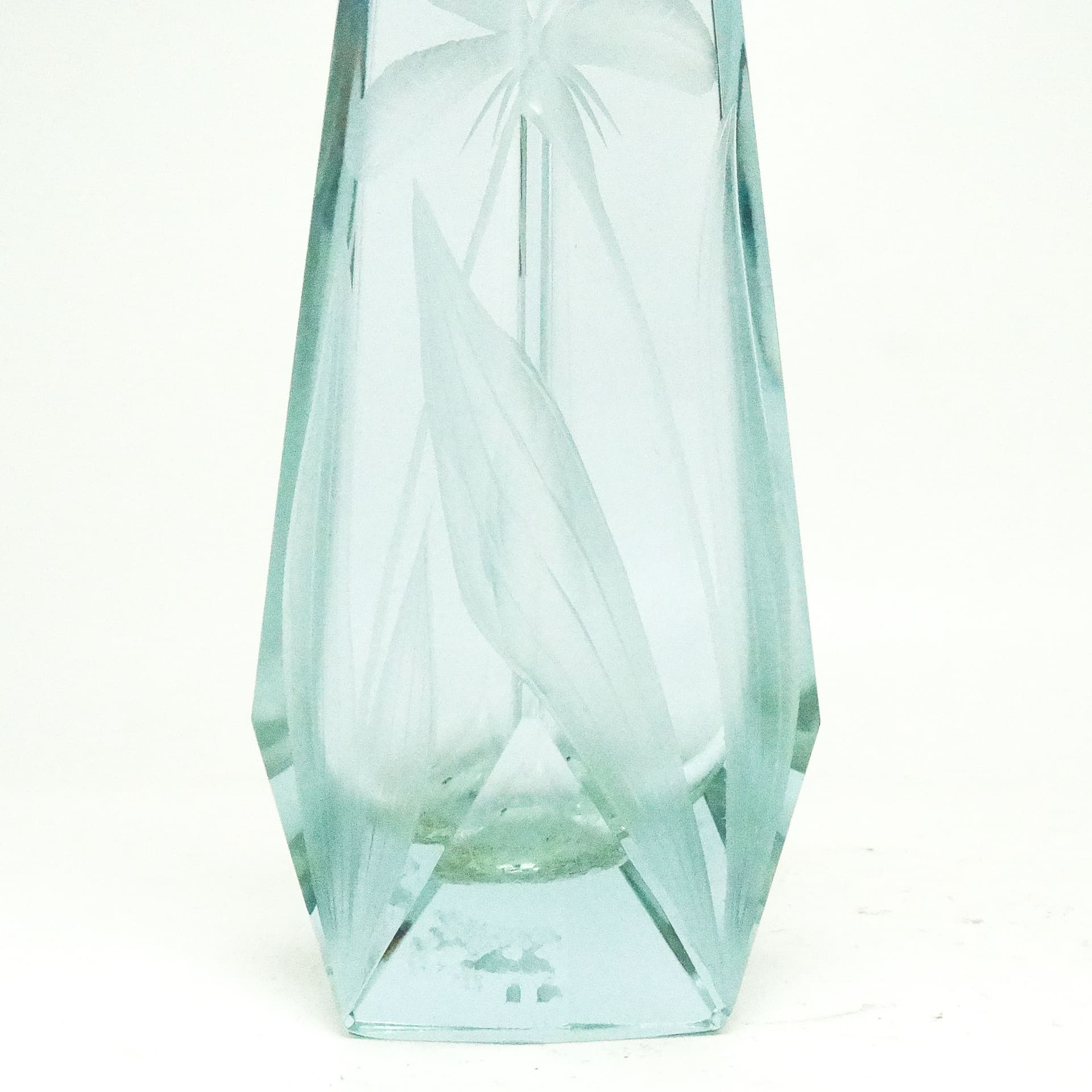 Wazon Art Nouveau, szkło kryształowe aleksandrytowe, Moser, Czechy, początek XX w. - 115784